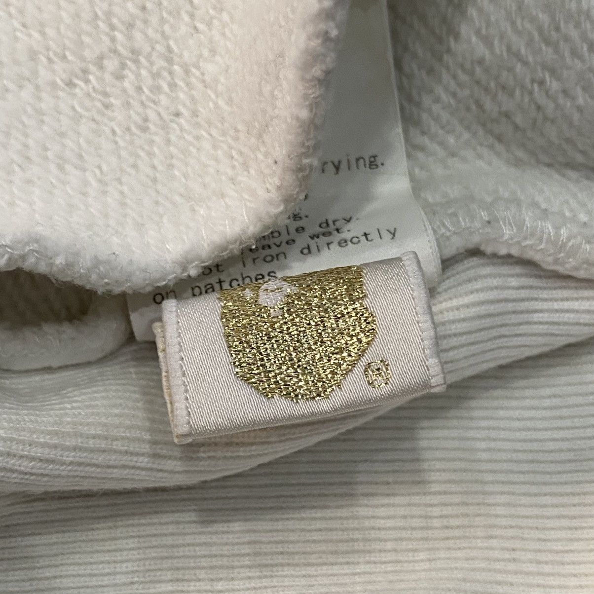 Bape Bape White Full Zip Hoodie Football Size US M / EU 48-50 / 2 - 6 Thumbnail