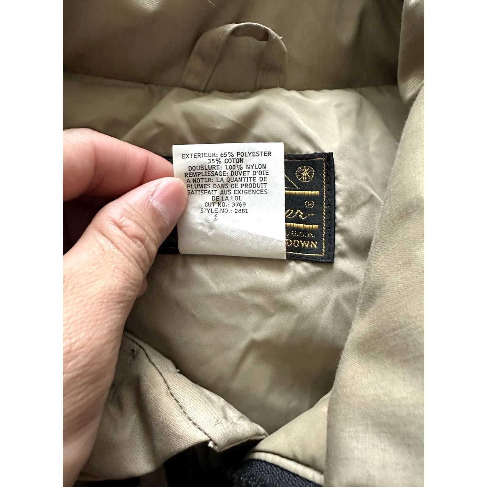 Eddie Bauer VINTAGE Eddie Bauer Puffer Vest Mens Large Khaki Goose Down Expedition Outfitter Size US L / EU 52-54 / 3 - 7 Thumbnail