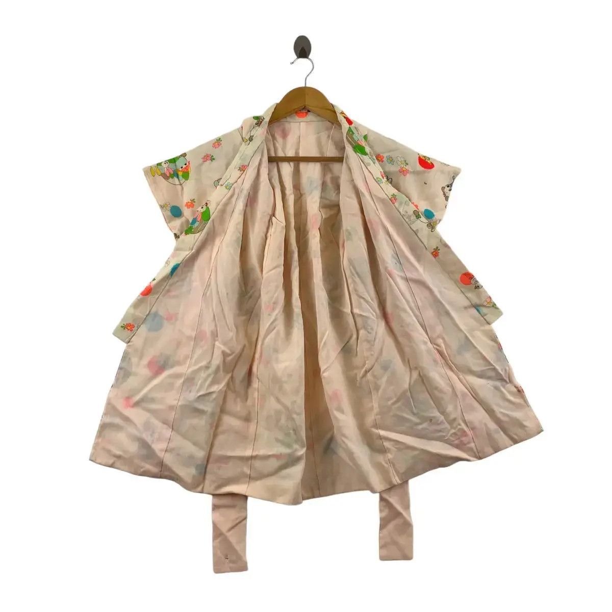 Other Vintage JAPAN NORAGI KIMONO Hanten Jinbei Cartoon Robe Size XXS / US 00 / IT 34 - 5 Thumbnail
