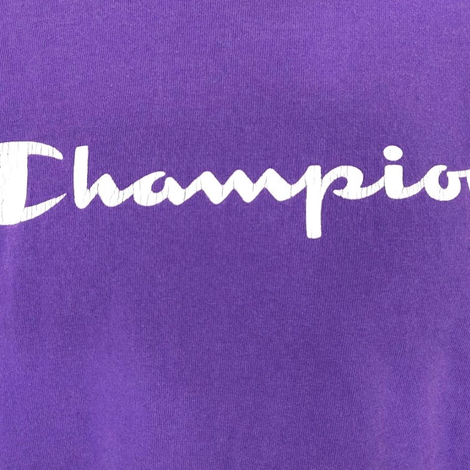 Champion VINTAGE Champion Brand T Shirt Mens Size Medium Purple Y2K Spell Out Shirt Mens Purple Y2K Champion Brand Size US M / EU 48-50 / 2 - 3 Thumbnail