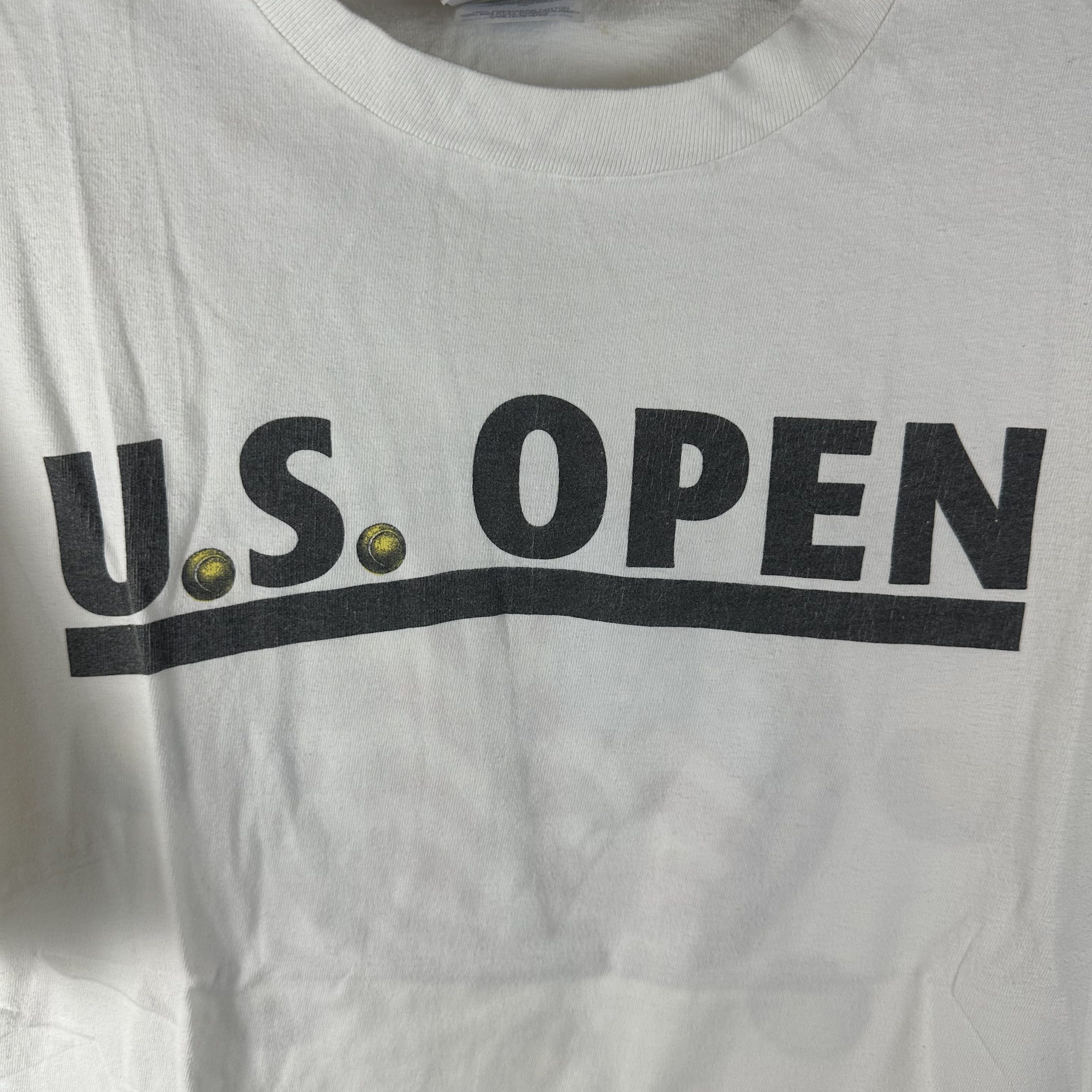 Vintage Vintage 90s US Open Tennis Championship Flushing Meadows Tee Size US XL / EU 56 / 4 - 2 Thumbnail