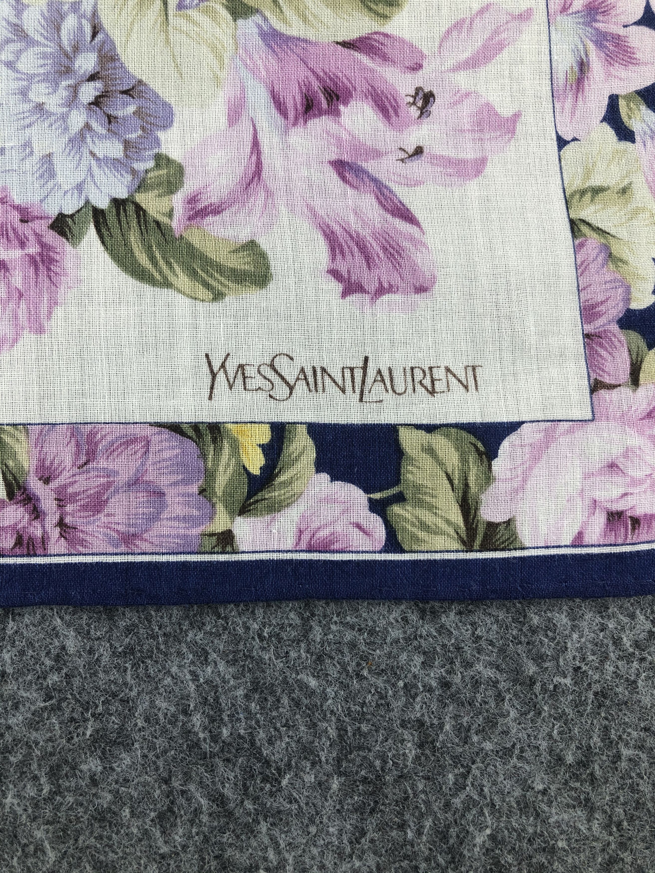 Yves Saint Laurent Yves Saint Laurent Handkerchief / Bandana / Neckerchief Size ONE SIZE - 5 Thumbnail