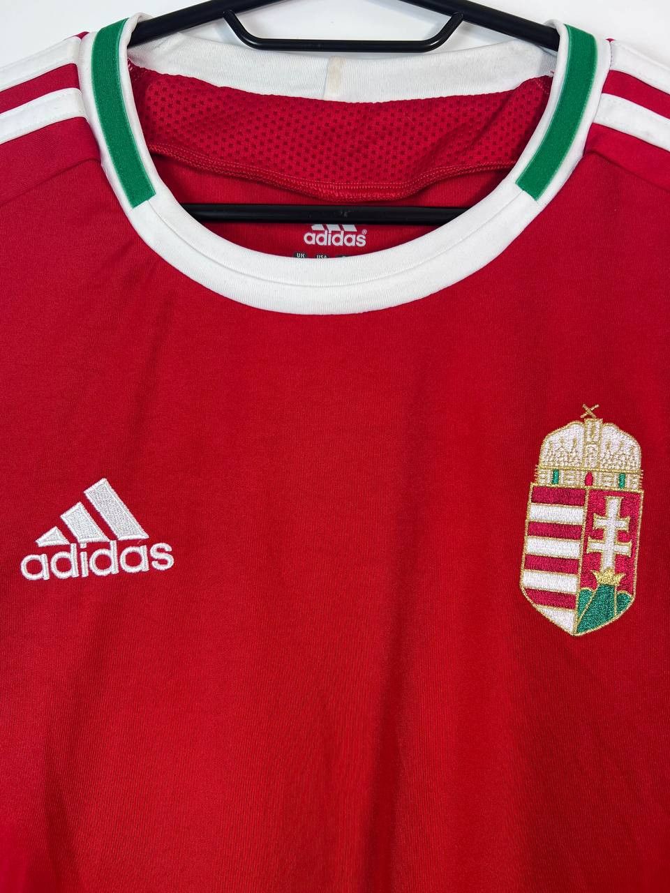 Adidas HUNGARY 2008 2010 HOME SHIRT ADIDAS FOOTBALL JERSEY SIZE S Size US S / EU 44-46 / 1 - 2 Thumbnail