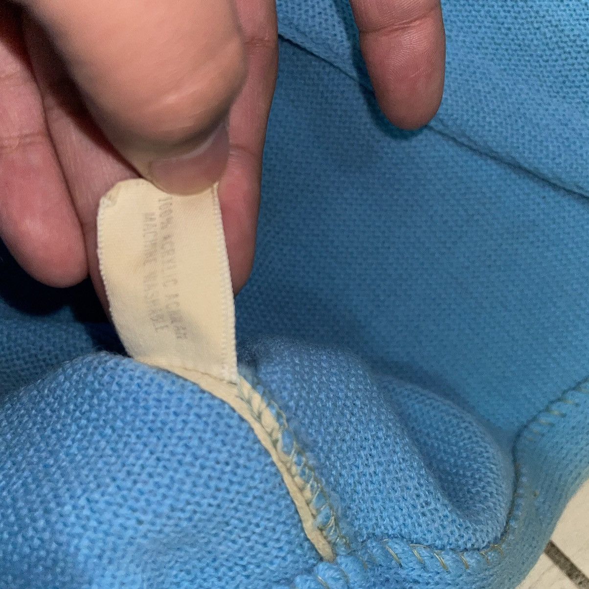 Vintage True Vintage Acrylic Powder Blue Cardigan Size US M / EU 48-50 / 2 - 2 Thumbnail