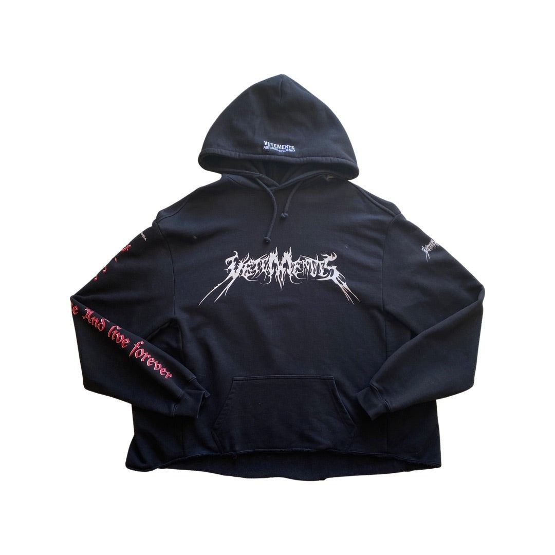 Vetements Vetements Total Fucking Darkness Hoodie Size US M / EU 48-50 / 2 - 10 Thumbnail