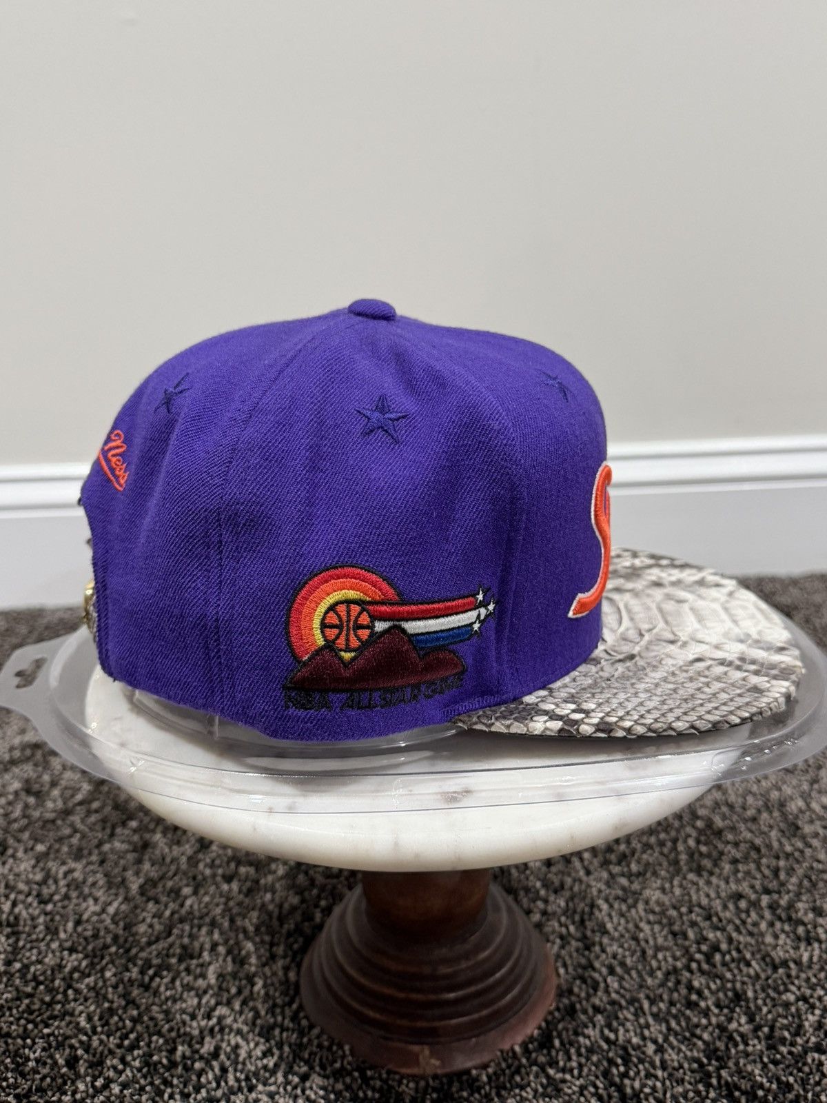 Just Don × Mitchell & Ness × Rsvp Gallery Just Don x Mitchell & Ness NBA Phoenix Suns Purple Hat Size ONE SIZE - 2 Thumbnail