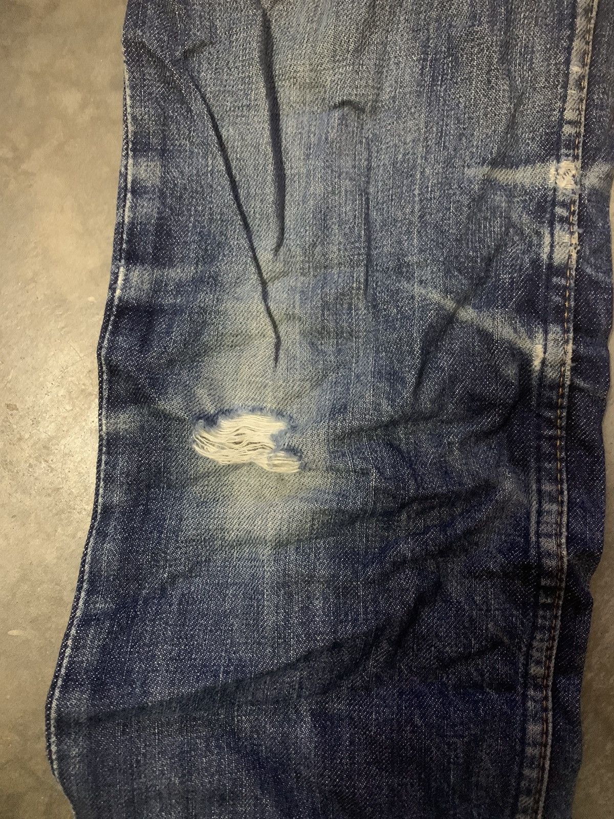 Hysteric Glamour X Oakland Raiders Distress Denim Jeans