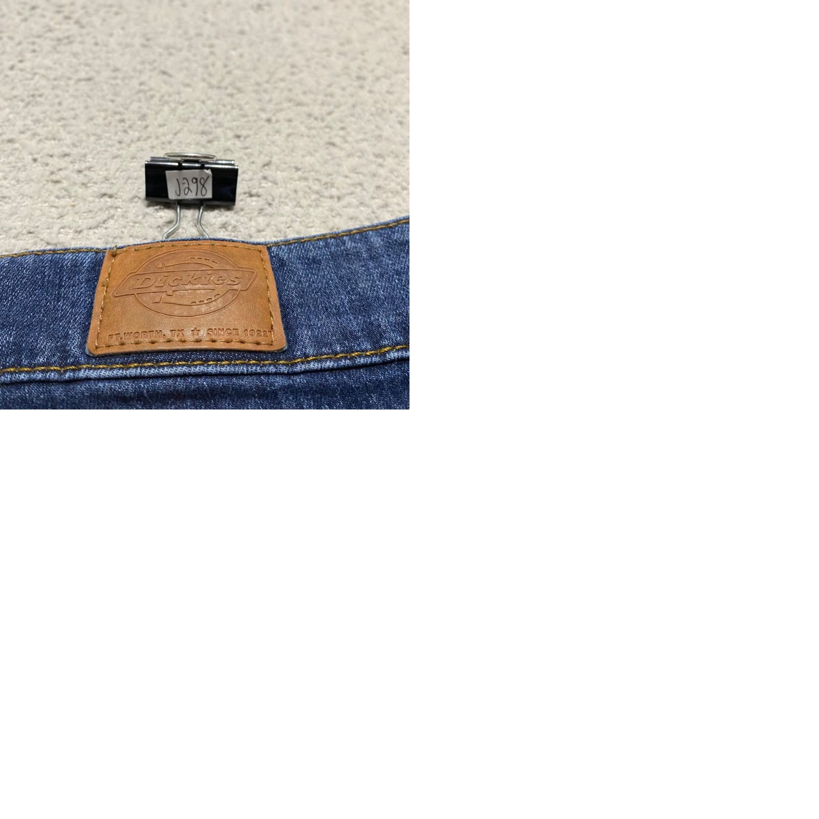 Dickies Dickies Jeans Womens 10 Blue Denim Medium Wash Bootcut Mid Rise Stretch 5-Pocket Design Casual Jeans Womens Size 32" / US 10 / IT 46 - 9 Thumbnail