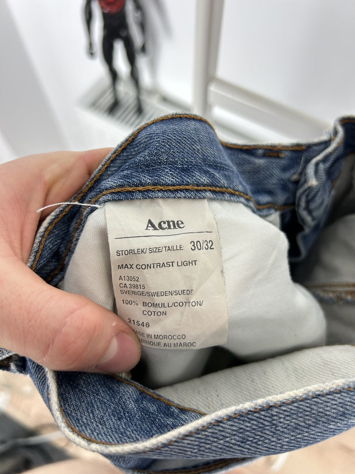 Acne Studios × Vintage Vintage Acne Studios Light Blue Denim Hype Distressed Jeans Size US 30 / EU 46 - 13 Thumbnail