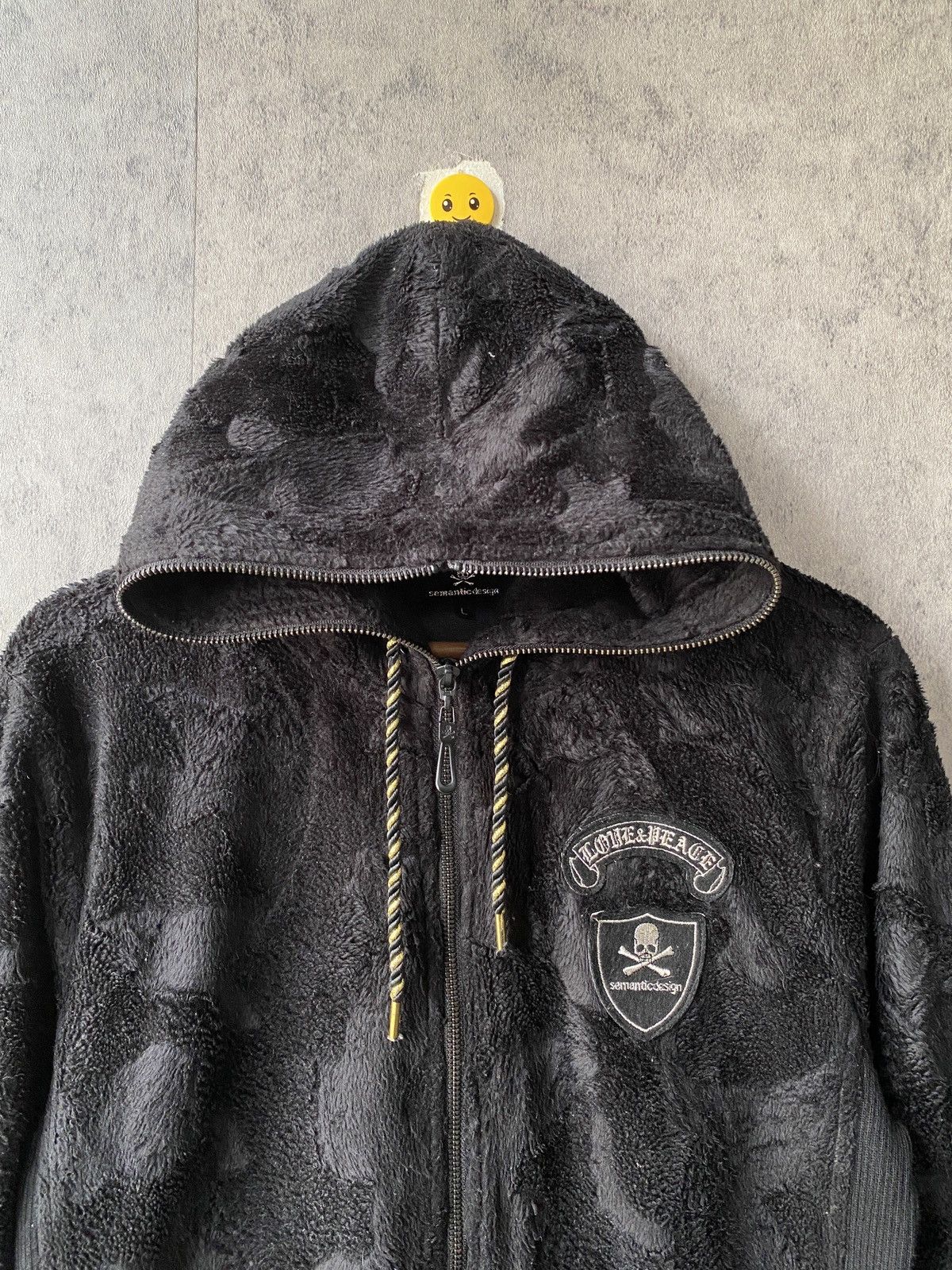 Roen Roen x Semantic Design Skull Fleece Full Zip Hoodie Size US M / EU 48-50 / 2 - 4 Thumbnail