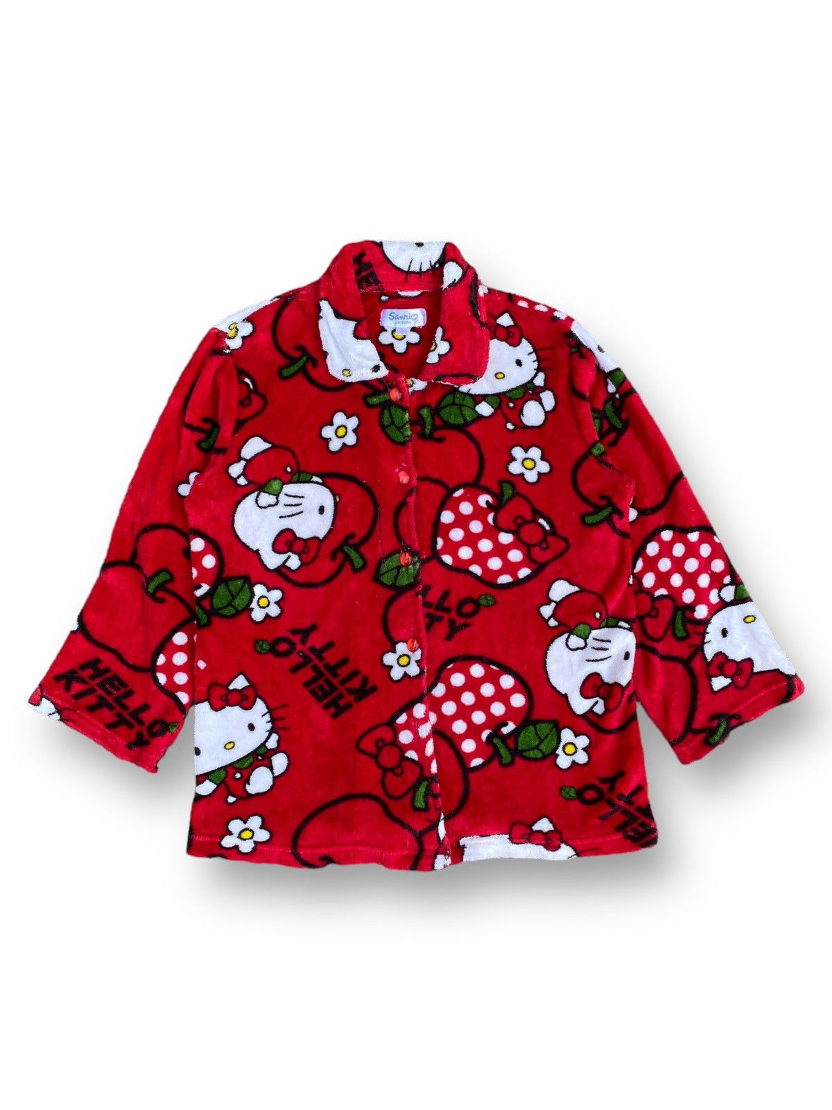 Anime × Japanese Brand × Vintage Vintage Hello Kitty Fleece Jacket. #D3 Size M / US 6-8 / IT 42-44 - 1 Thumbnail