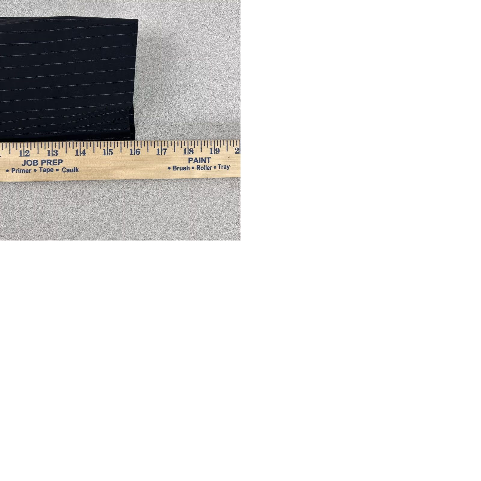 Chaps VINTAGE CHAPS Blazer Mens 42R Black Pinstripe 2 Button Notch Lapel Wool Blend Jacket Size 42R - 10 Thumbnail