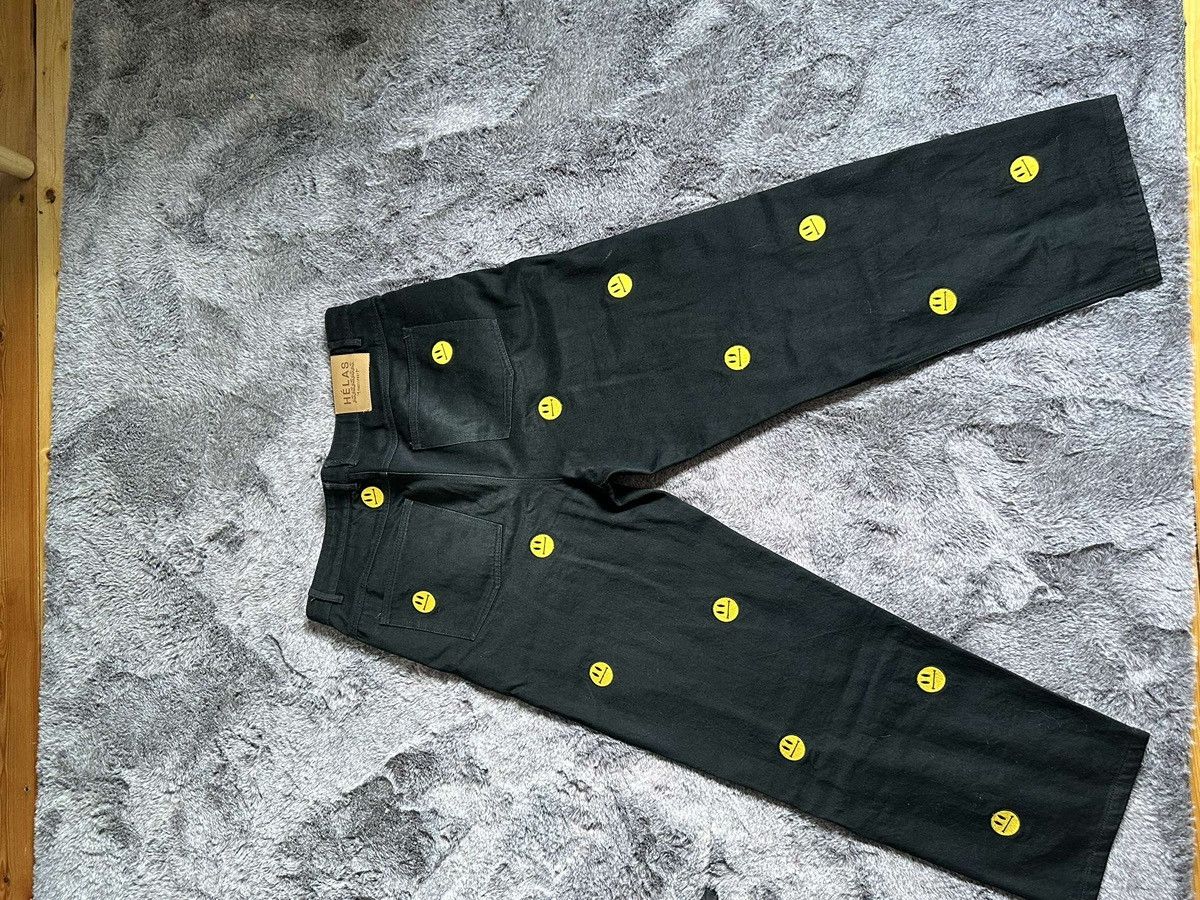 Helas Helas Smiley Denim Black Pants Size US 34 / EU 50 - 2 Thumbnail