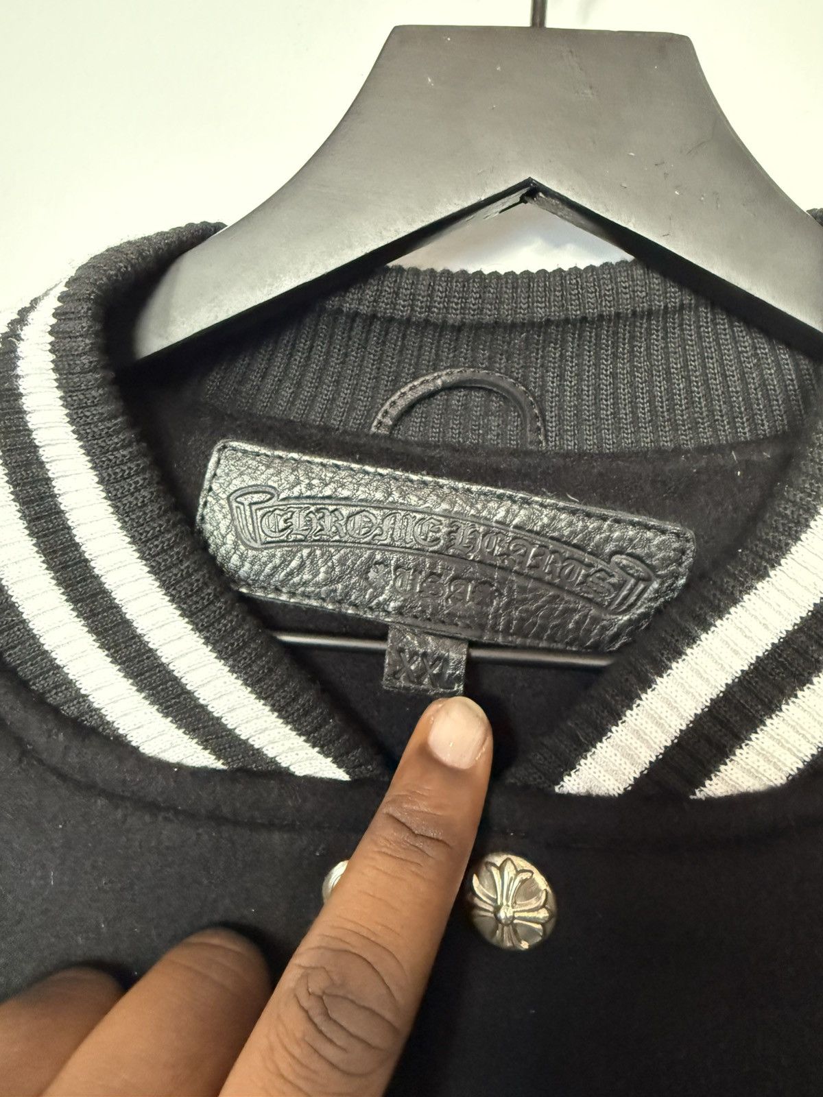 Chrome Hearts Chrome Hearts Varsity Jacket Size US XXL / EU 58 / 5 - 6 Thumbnail