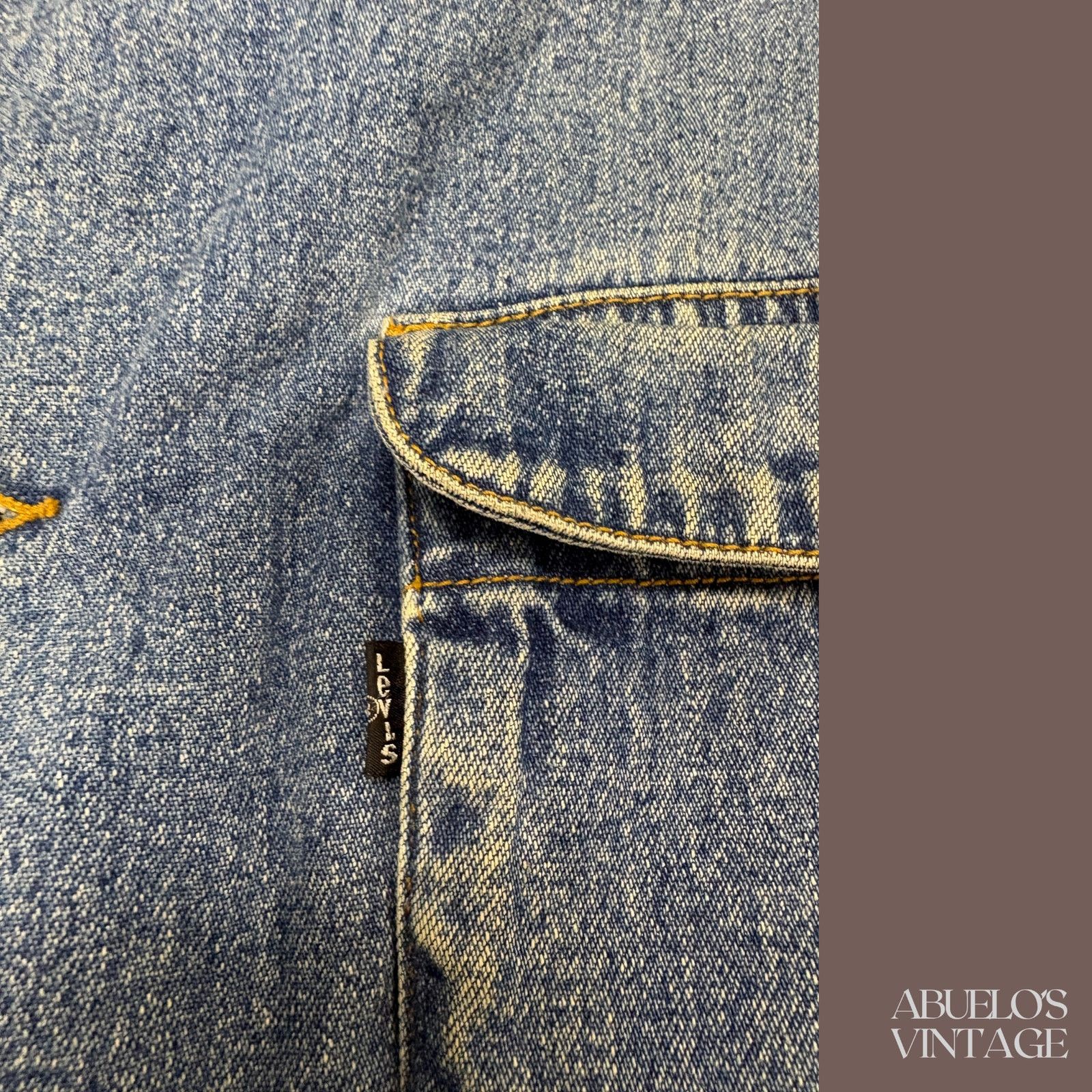 Levi's VTG Denim Jacket | Levi’s Blue Cinch | 90s Workwear Size US XL / EU 56 / 4 - 3 Thumbnail