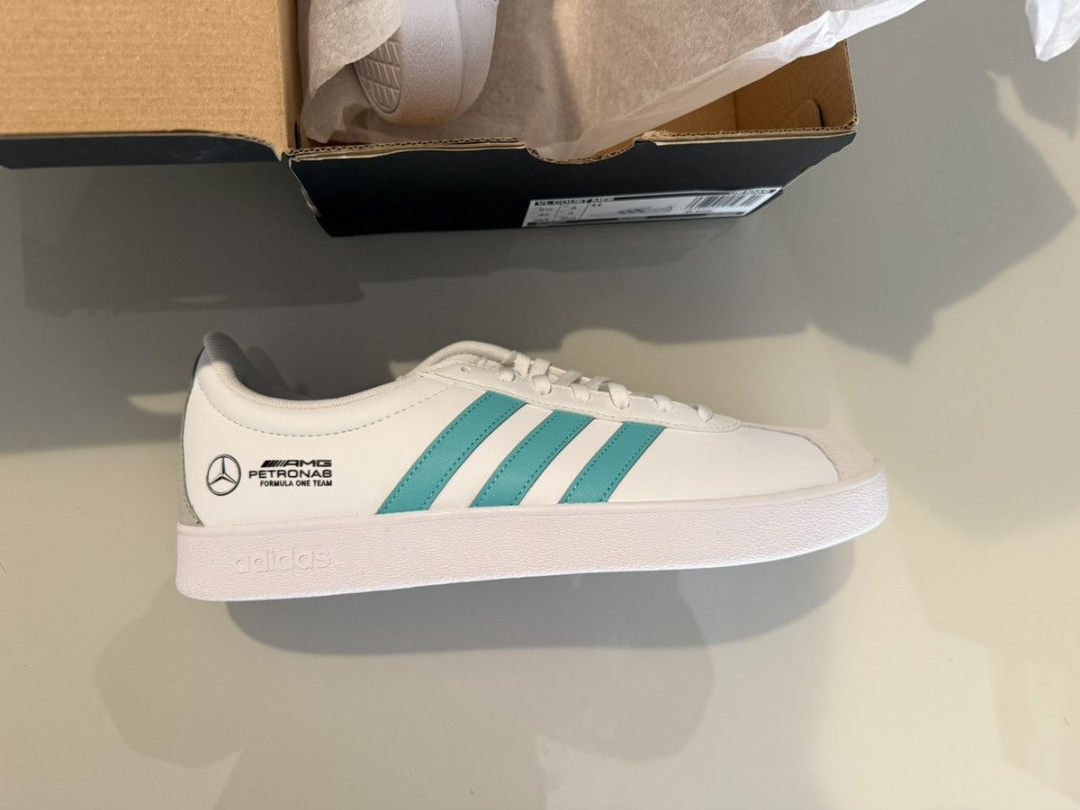Adidas NWT Adidas x Mercedes-AMG Petronas F1 Team VL Court Shoes Size US 8.5 / EU 41-42 - 5 Thumbnail