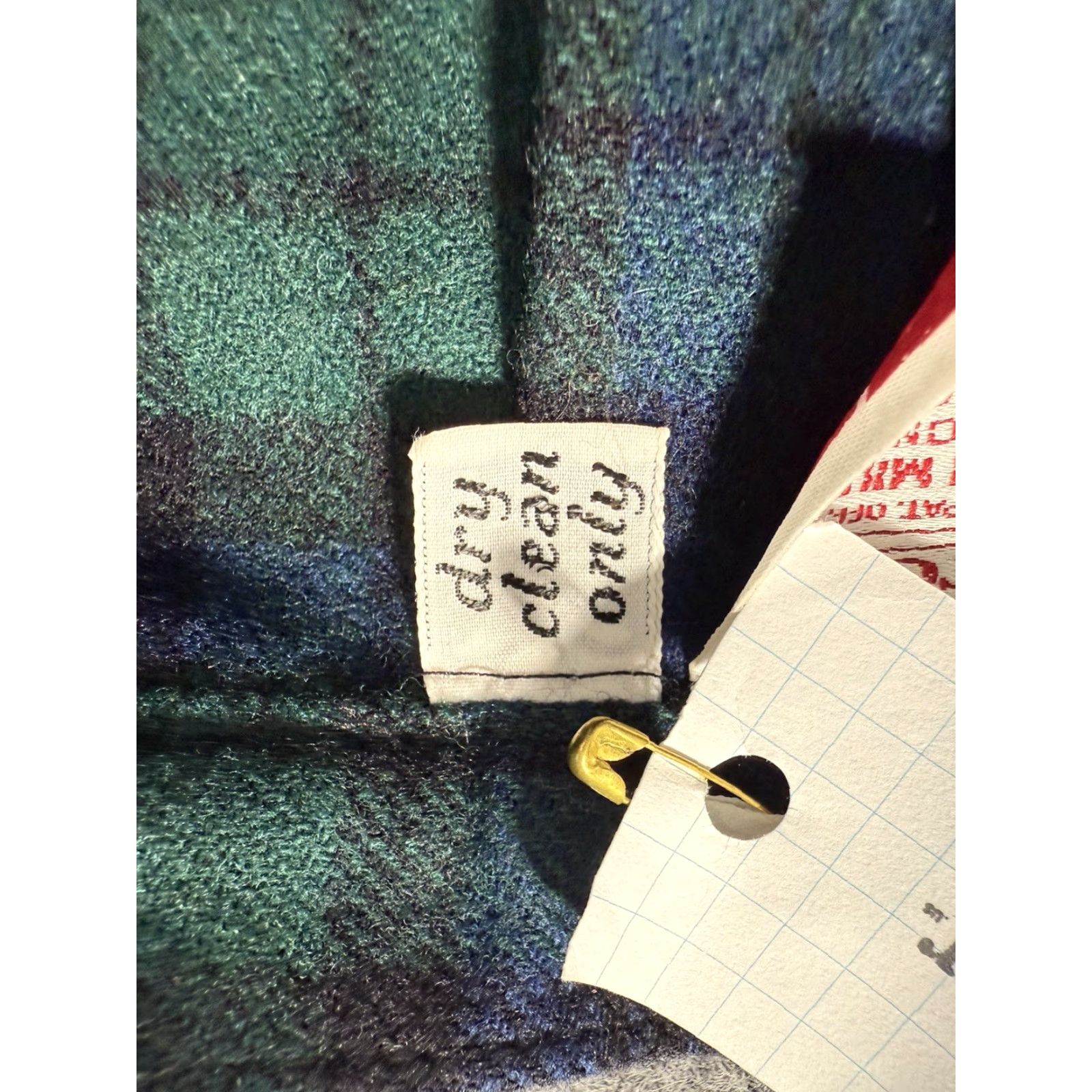 Pendleton VINTAGE Pendleton Skirt Midi Wool Plaid Tartan Green Black Pleated Button 8 Women Size 30" / US 8 / IT 44 - 6 Thumbnail