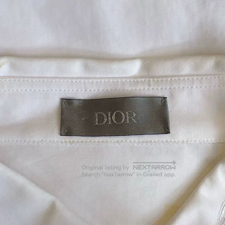 Dior Dior Embroidered white shirt at the neckline Size US XXS / EU 40 - 5 Thumbnail