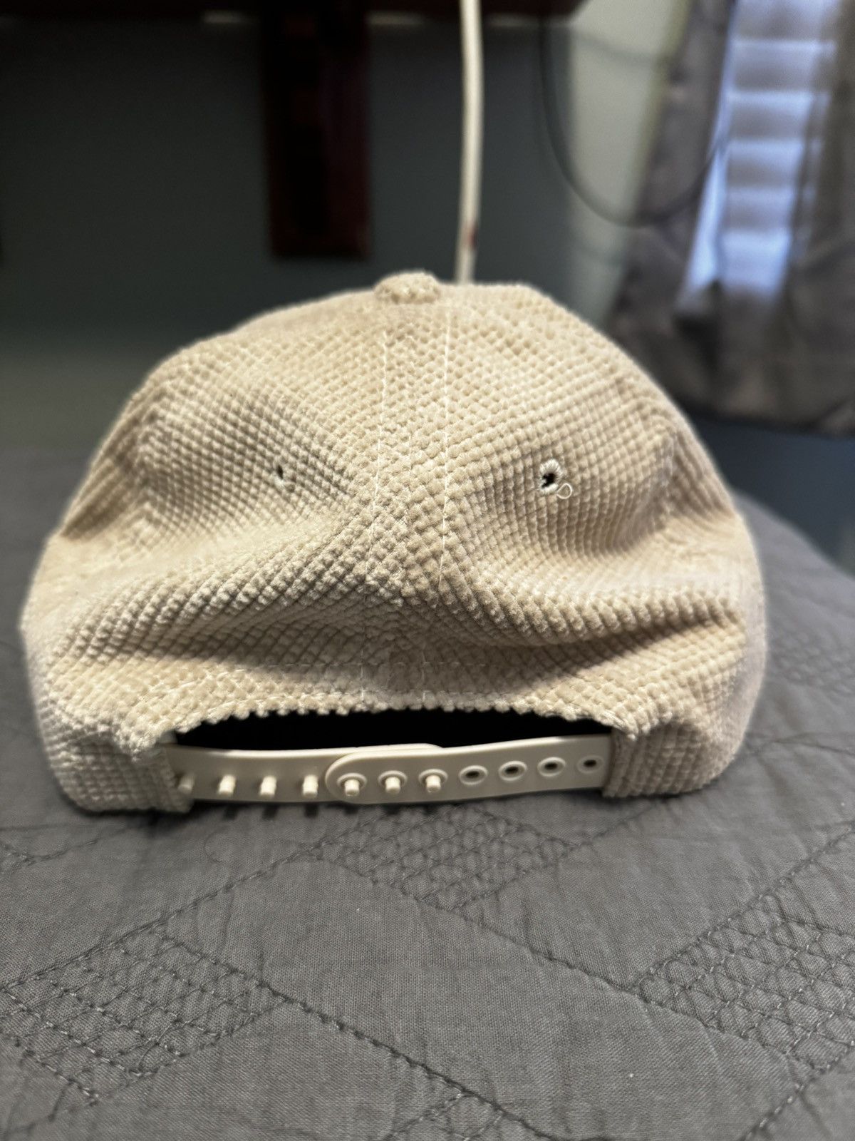 Oakley × Vintage 90’s Oakley Waffle Corduroy Hat - Cream Size ONE SIZE - 2 Thumbnail