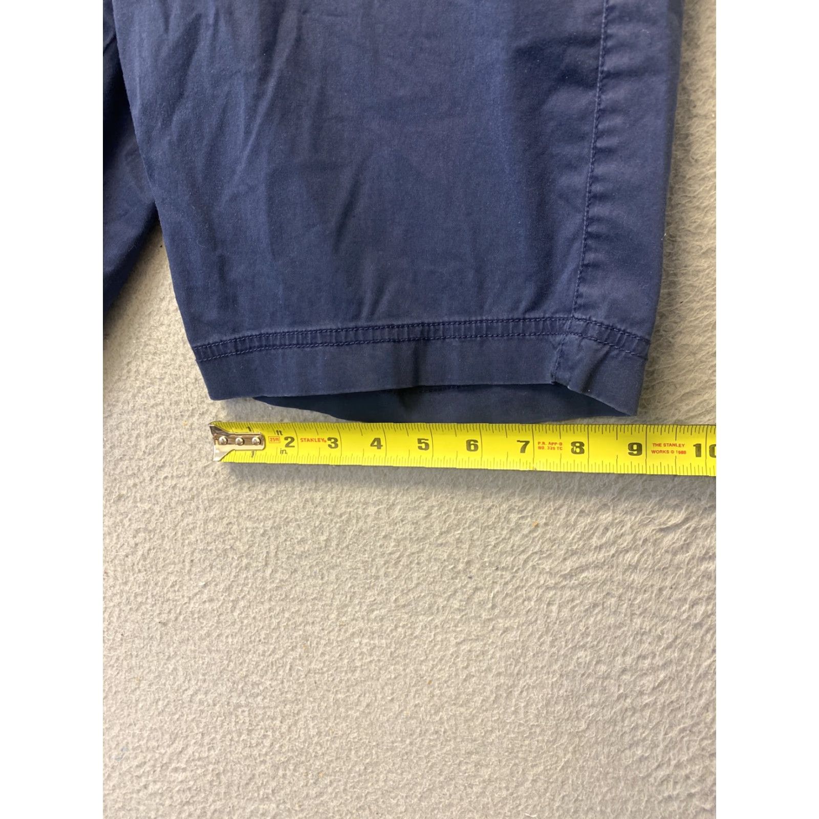 Hugo Boss HUGO BOSS Men's Chino Shorts 32R Blue Solid Regular Fit Size US 32 / EU 48 - 5 Thumbnail