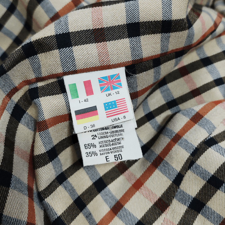 DAKS × Vintage Daks London Long Coat Cashmere Wool England UK 12 US 8 Size M / US 6-8 / IT 42-44 - 7 Thumbnail