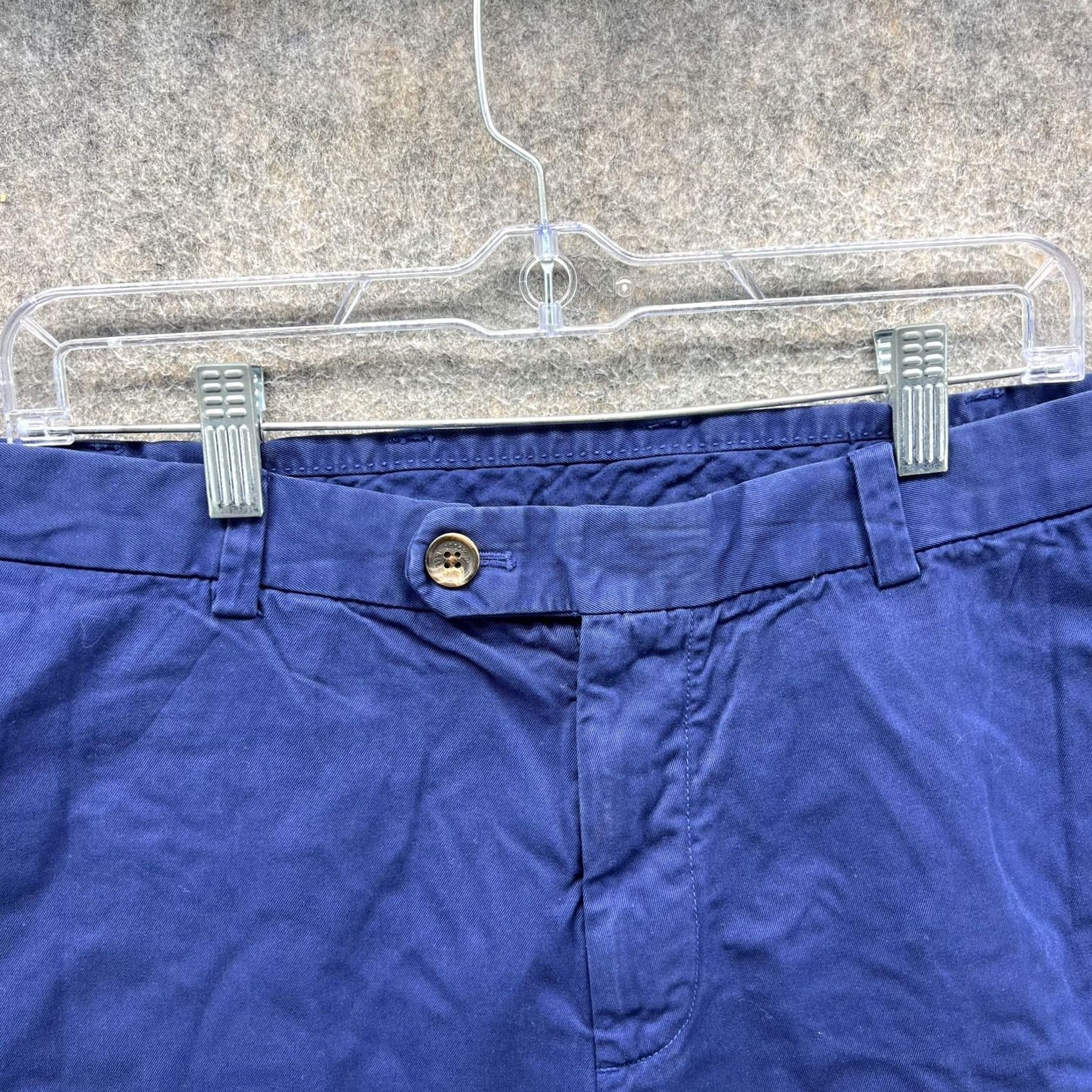 Brooks Brothers Brooks Brothers Shorts Bermuda Mens 36 Blue 100% Cotton Chino Casual Golf Flat Front Zip Fly Pocketed Waist 36 Navy Boys? Size US 36 / EU 52 - 5 Thumbnail