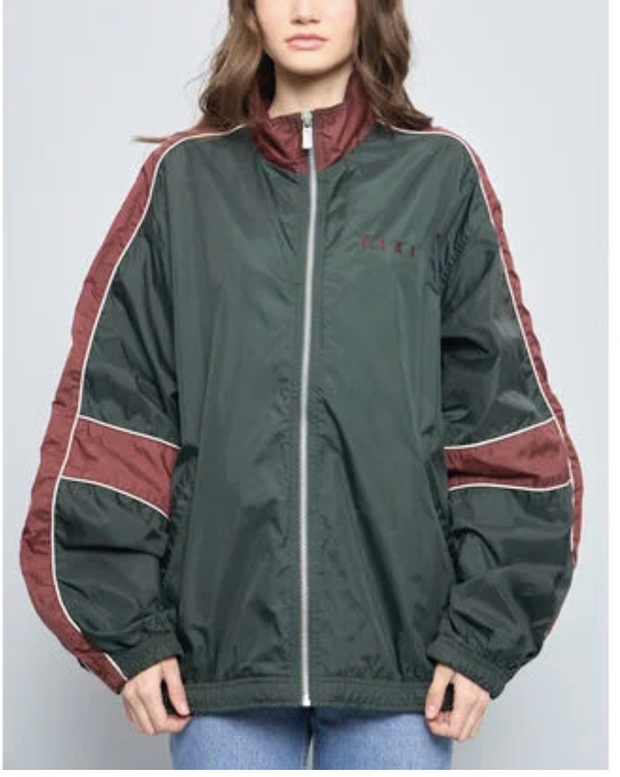 Nike × Vintage Vintage Nike Zipper Windbreaker Jacket Size US M / EU 48-50 / 2 - 1 Thumbnail