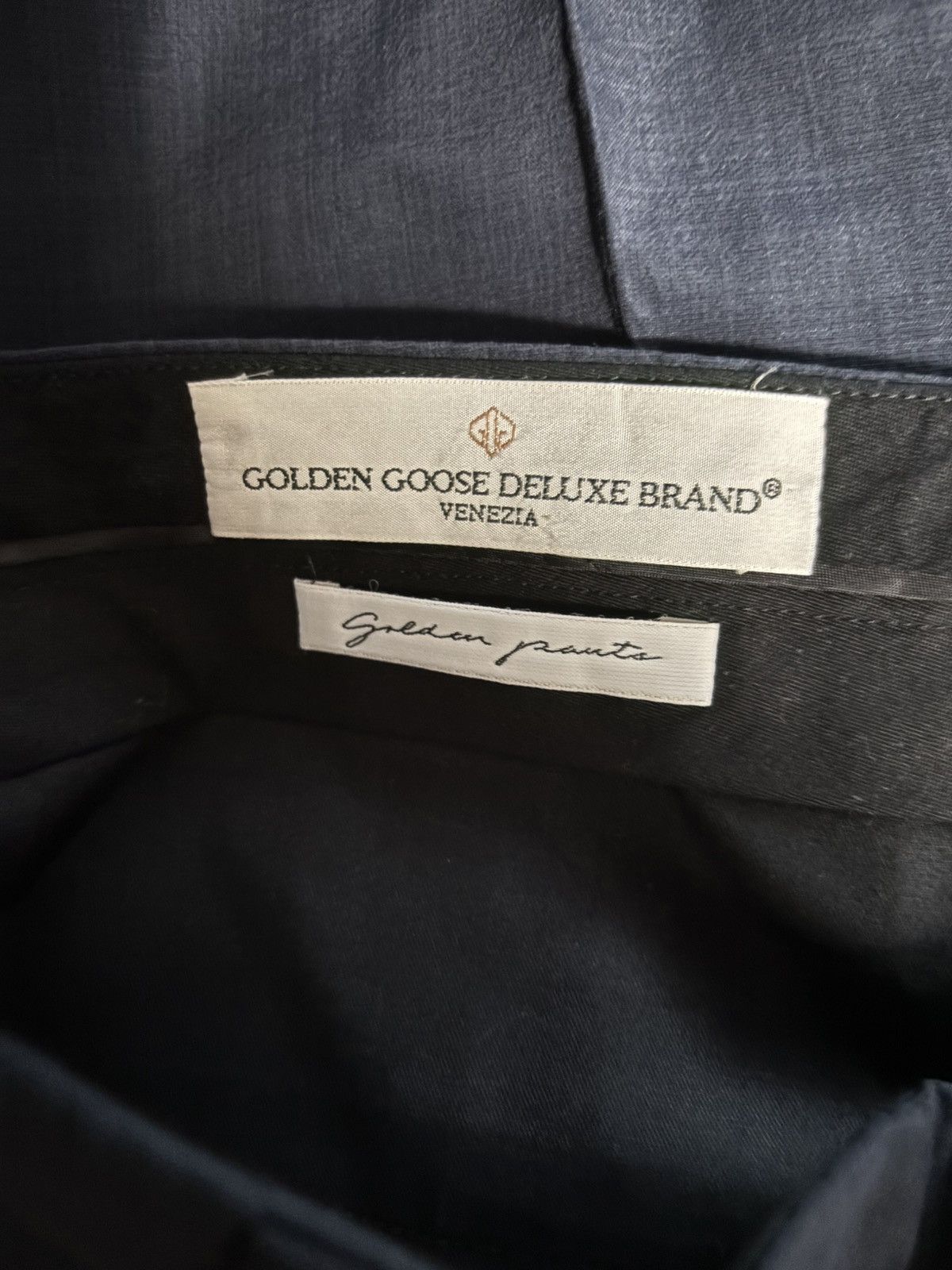 Golden Goose Golden Goose Deluxe Brand Navy Polyester Pants Size US 32 / EU 48 - 3 Thumbnail