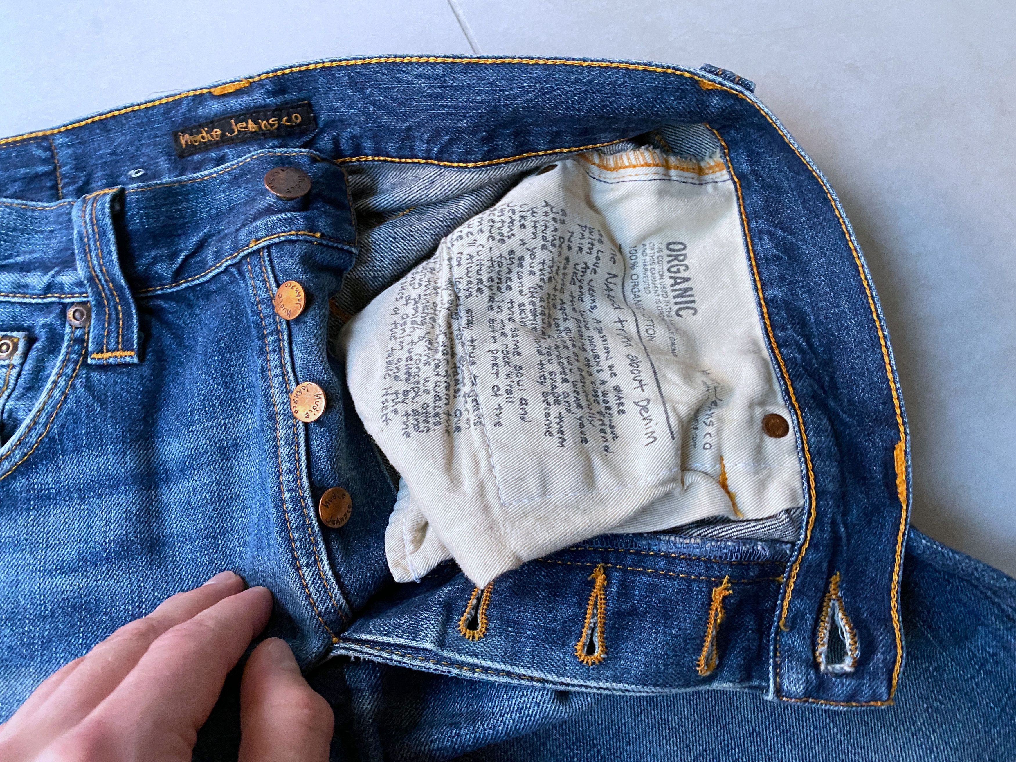 Nudie Jeans Nudie jeans Steady eddie whistle blue denim jeans sz W31 L32 Size US 31 - 4 Thumbnail