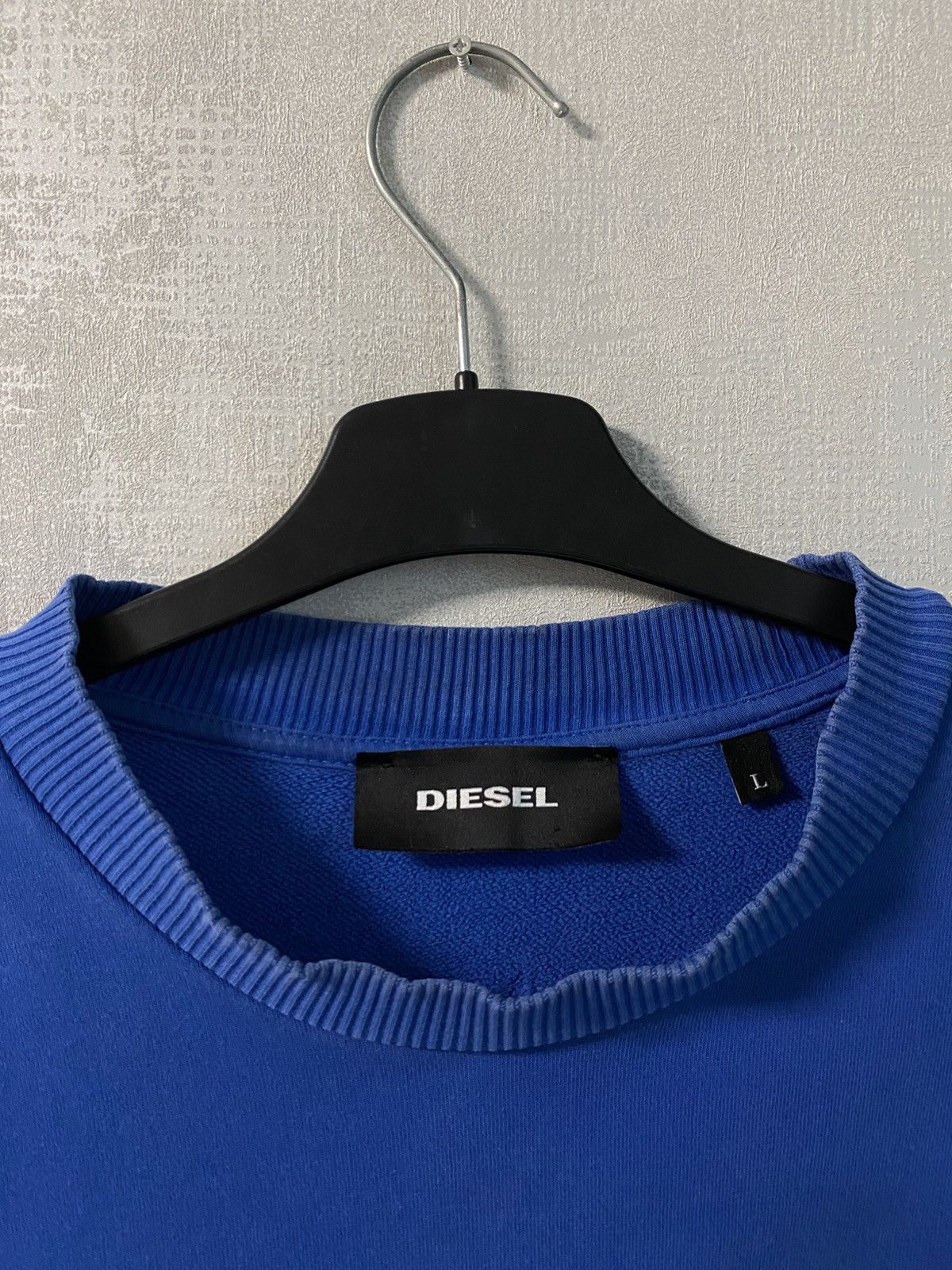 Diesel 💥VINTAGE DIESEL BIG EMBROIDERED LOGO SWEATSHIRT Size US L / EU 52-54 / 3 - 3 Thumbnail