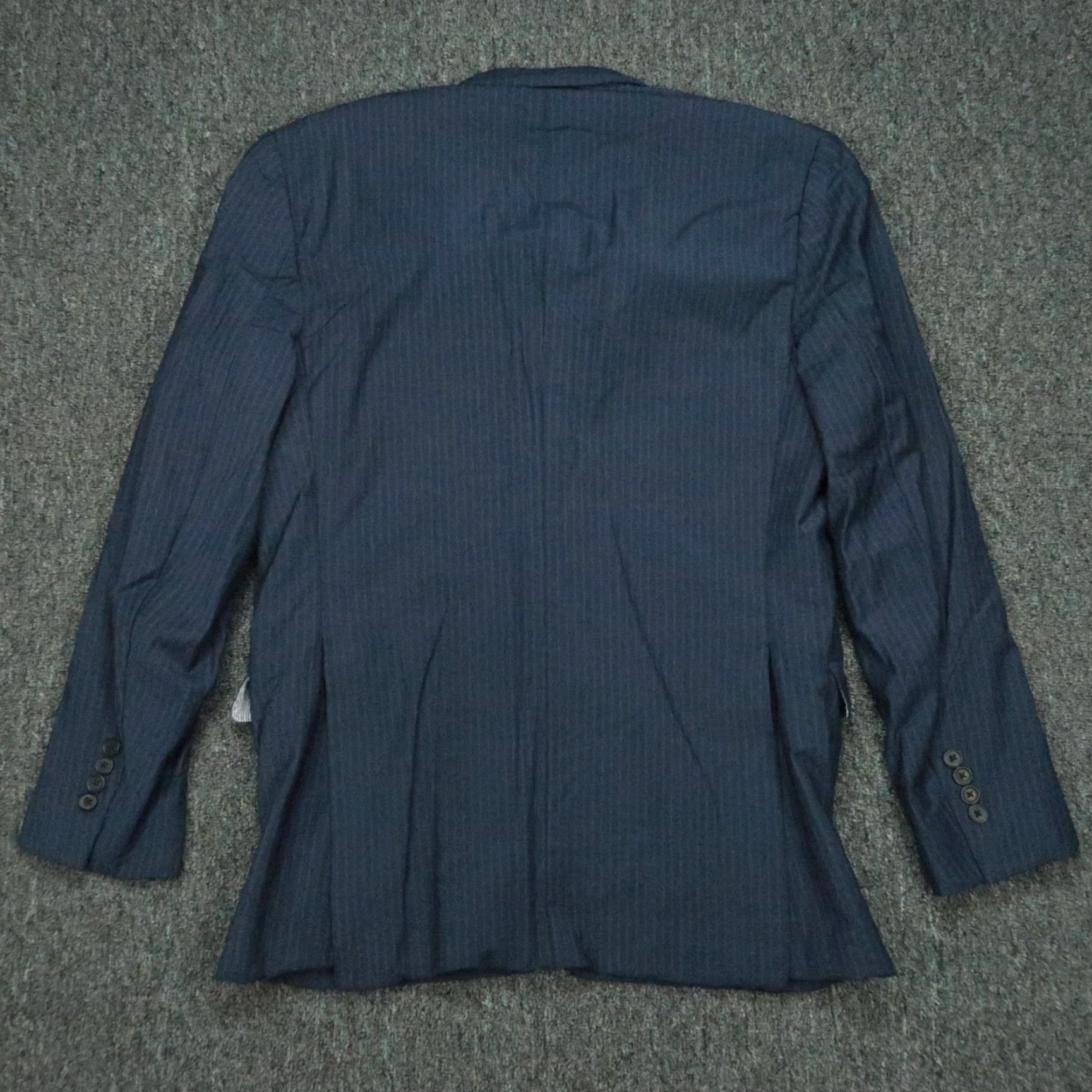 Brooks Brothers Brooks Brothers Blazer Mens 40R Blue Wool Explorer Regent Fit Striped Sport Coat Size 40R - 7 Thumbnail
