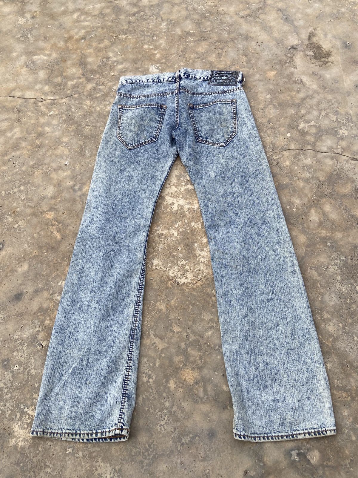 Japanese Brand Co and Lu Acid Wash Low Rise Pant Size US 28 / EU 44 - 2 Thumbnail