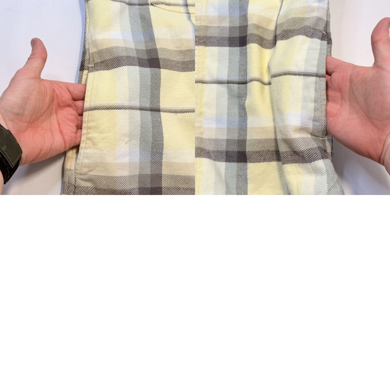 Vintage Stio Jacket Womens L Yellow Plaid Organic Cotton Flannel Lined Pockets Size L / US 10 / IT 46 - 9 Thumbnail