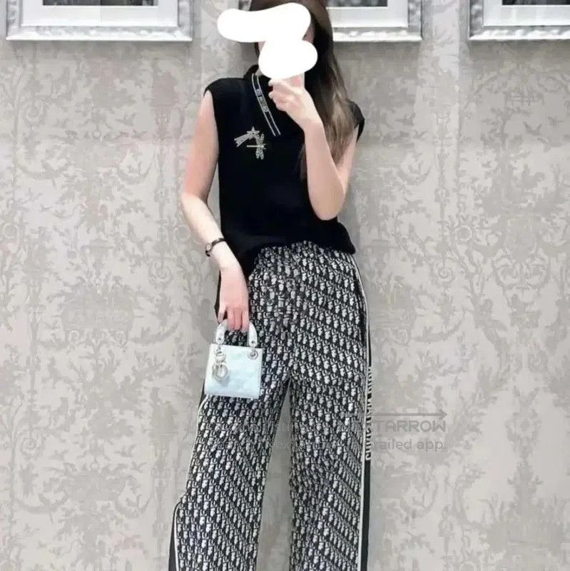 Dior Dior Black Polyester Women’s Casual Pants . Size 24" / US 00 / IT 34 - 7 Thumbnail