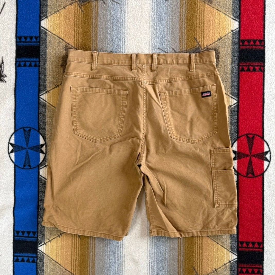 Dickies VINTAGE Dickies Carpenter Canvas Shorts Size 36 Brown Grunge Skate Men Regular Waist 36 Inseam 11 90s Size US 36 / EU 52 - 2 Thumbnail