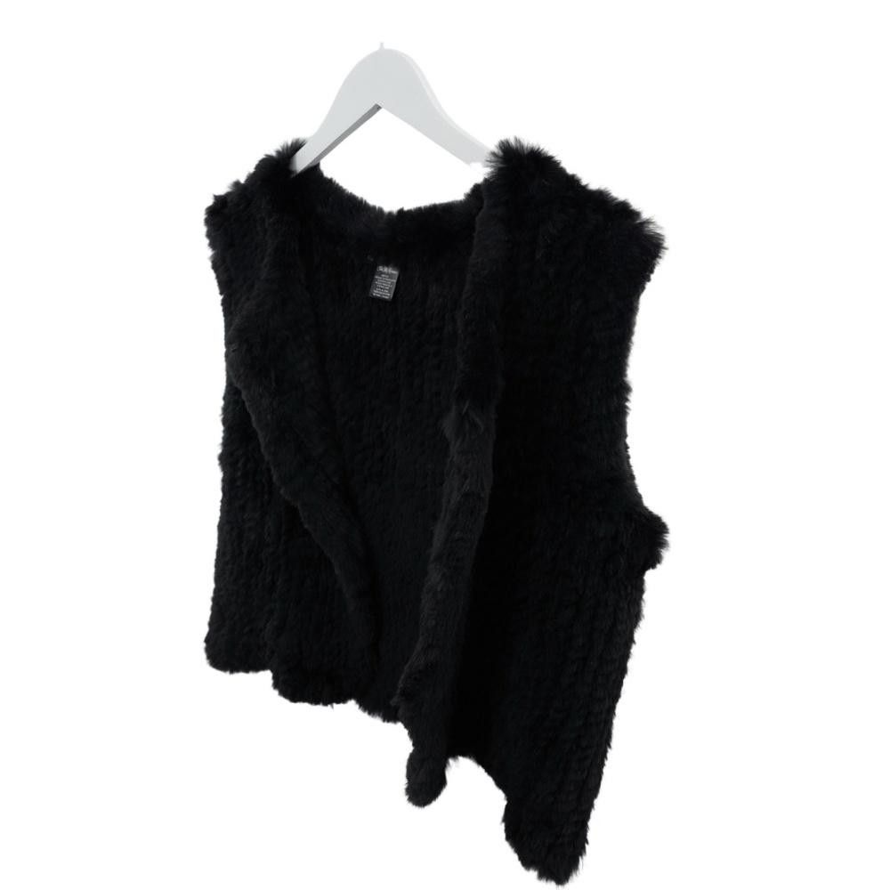 Saks Fifth Avenue Saks Fifth Avenue Authentic Rabbit Fur Vest One Size Size ONE SIZE - 2 Thumbnail