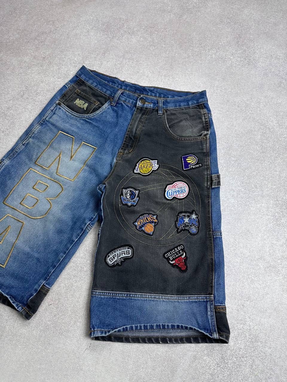 NBA Vintage 90s NBA All Stars Baggy Shorts Jorts Y2K 34 Size US 34 / EU 50 - 4 Thumbnail
