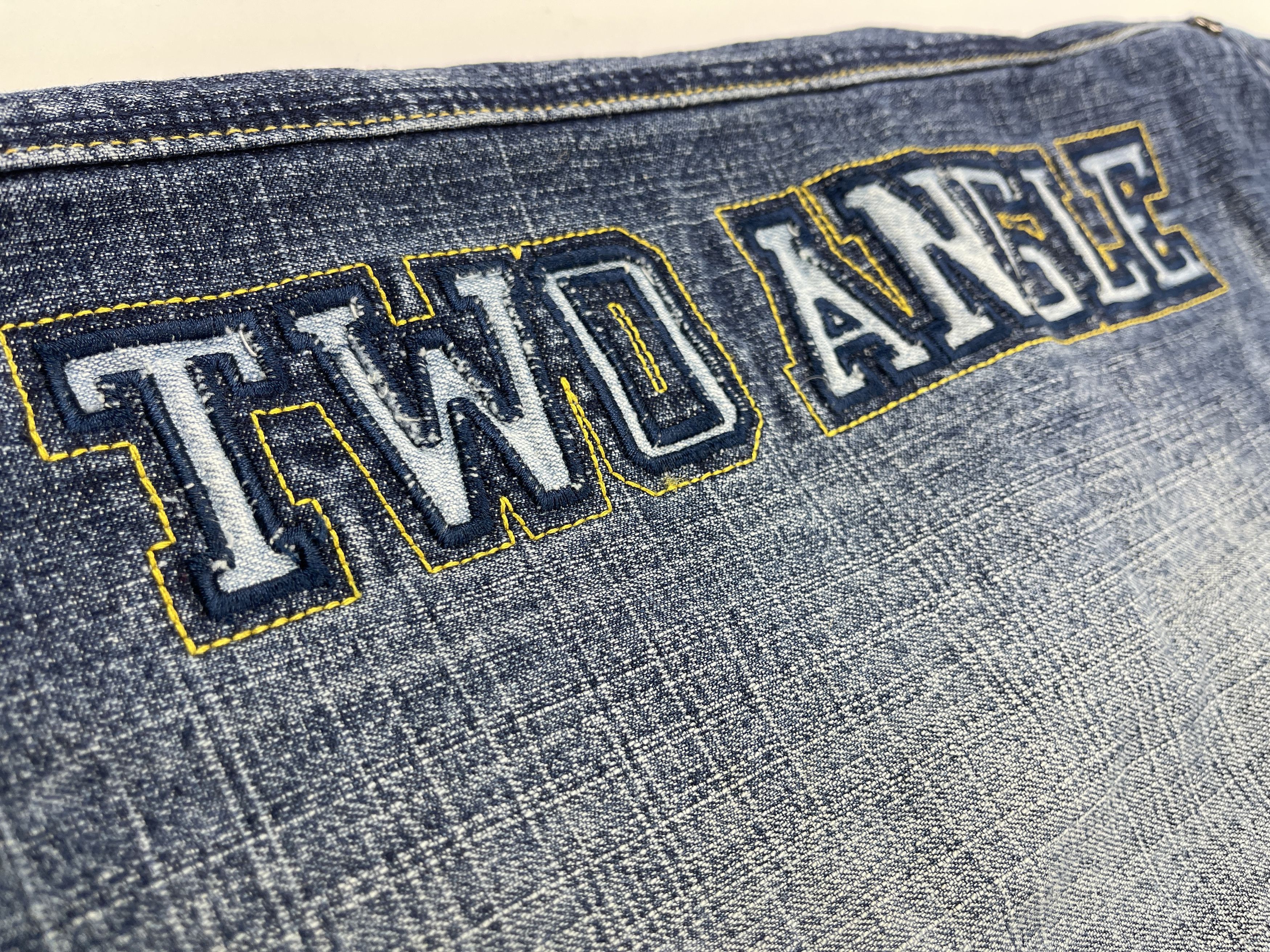 Other Two Angels jeans shorts, vintage baggy denim, 90s skater 34 Size US 34 / EU 50 - 10 Thumbnail