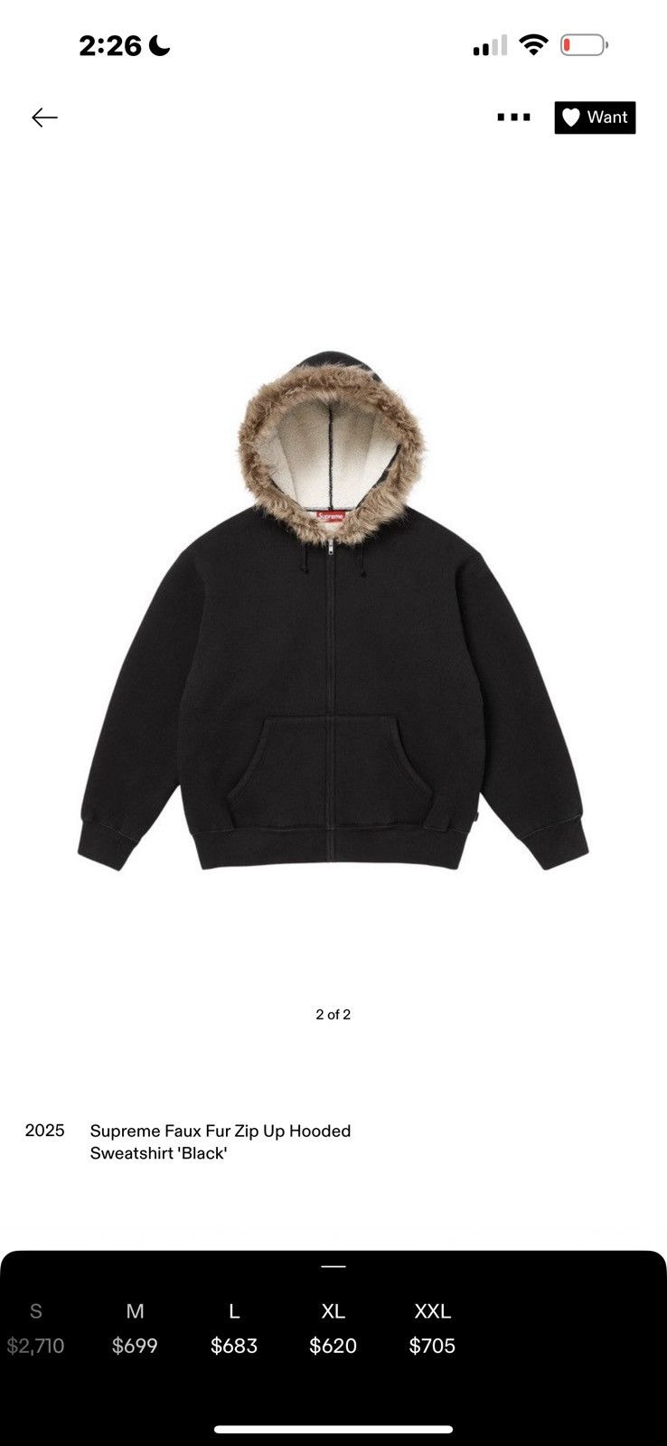Supreme Supreme Faux Fur Zip Up Size US S / EU 44-46 / 1 - 2 Thumbnail