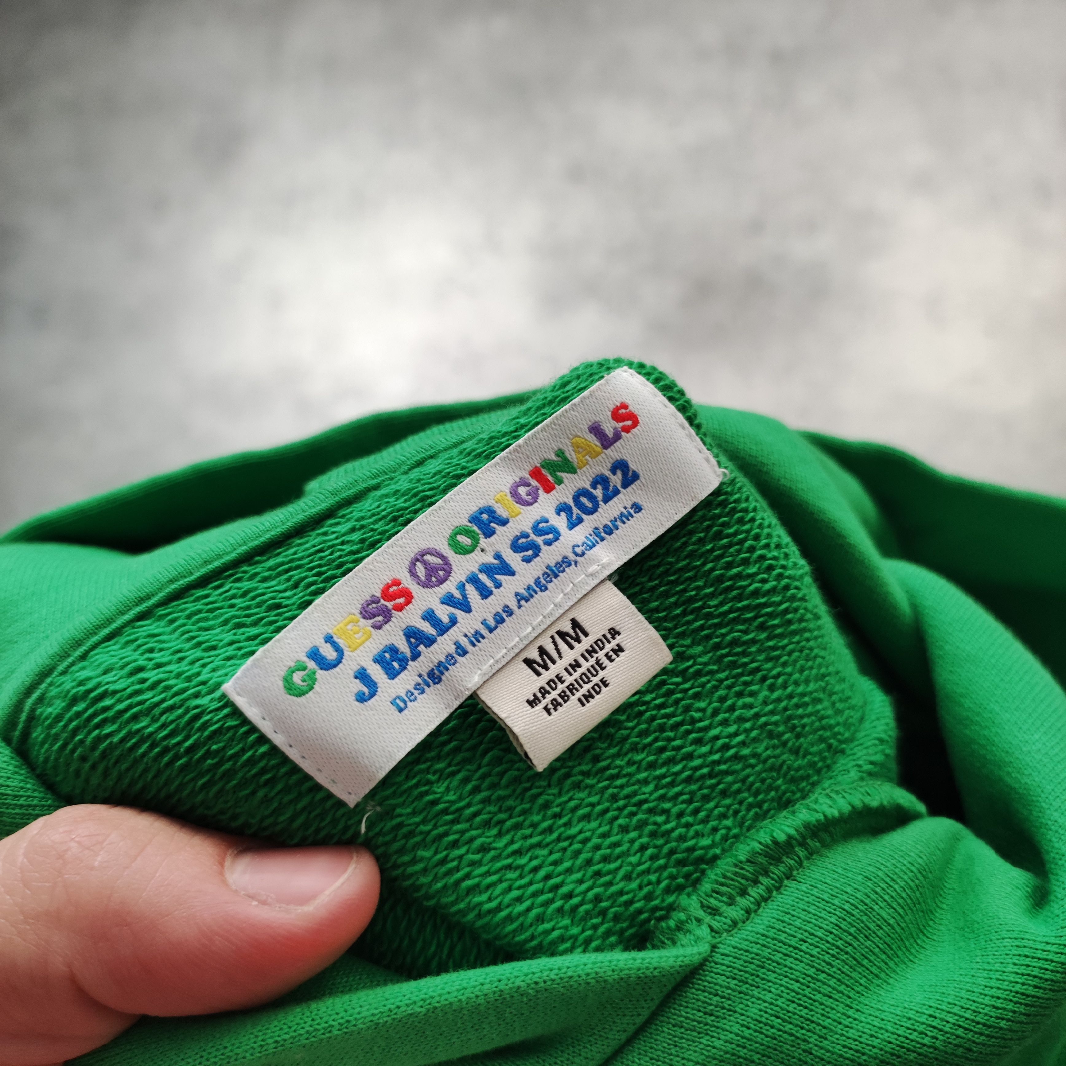 Guess × J Balvin Guess Los Angeles x J Balvin Green Logo Oversize Hoodie Size US M / EU 48-50 / 2 - 6 Thumbnail
