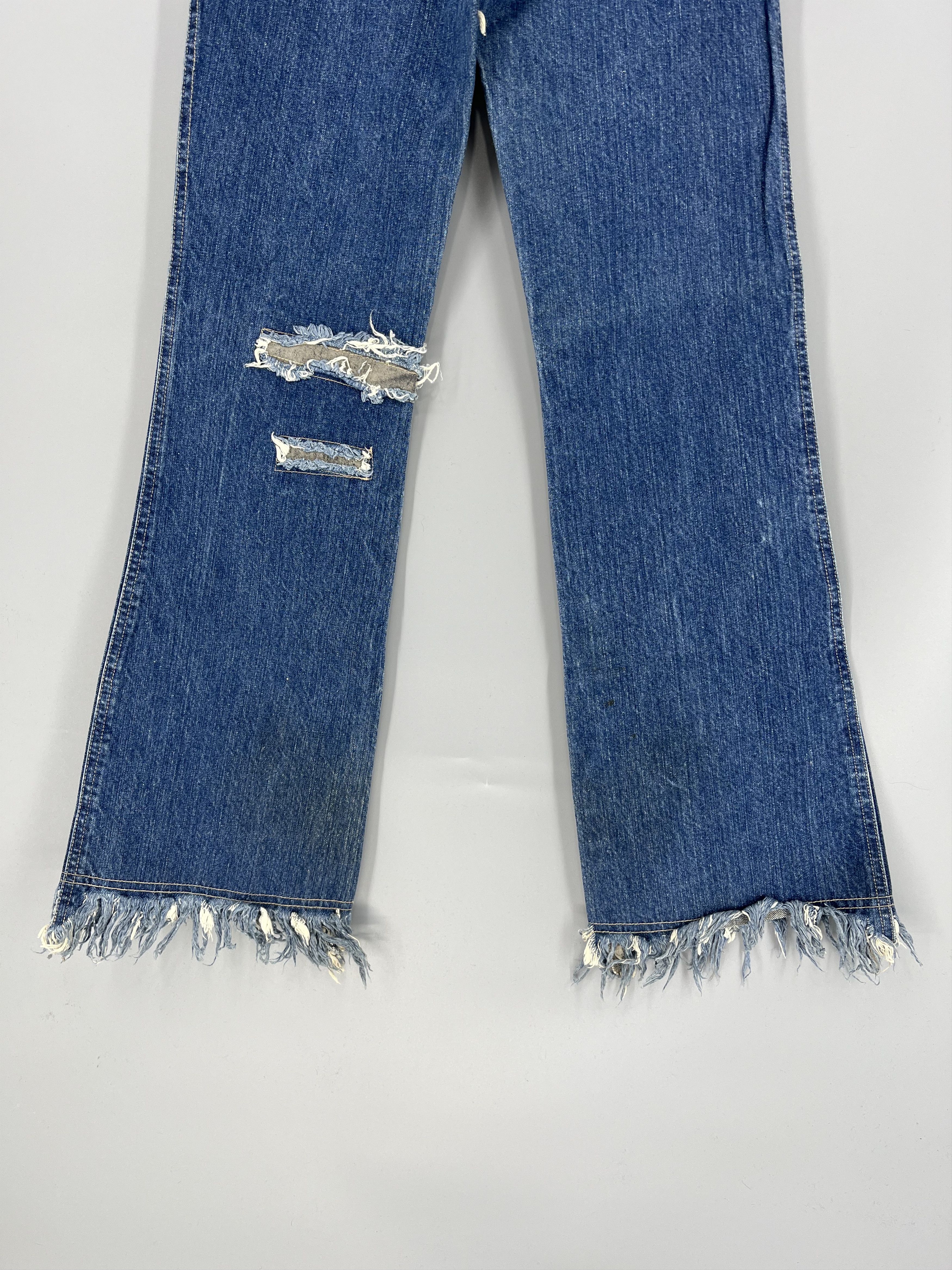 Japanese Brand Vintage Custom Japanese Oririn Light Wash Style Flare Jeans Size 24" / US 00 / IT 34 - 9 Thumbnail