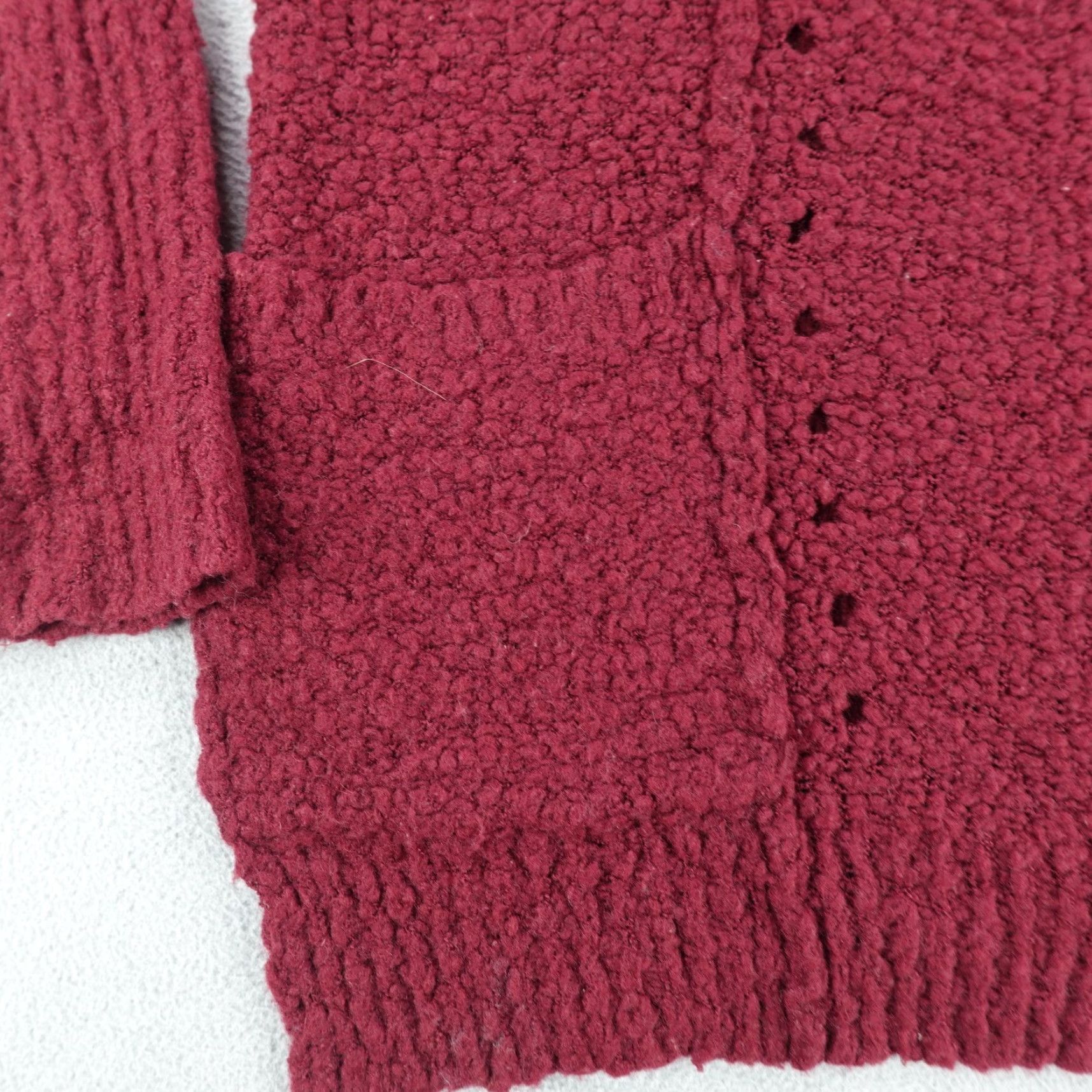 Free People VINTAGE Free People Women Sweater Cardigan Long Sleeve Casual Bohemian Oversized Red Small Size S / US 4 / IT 40 - 5 Thumbnail
