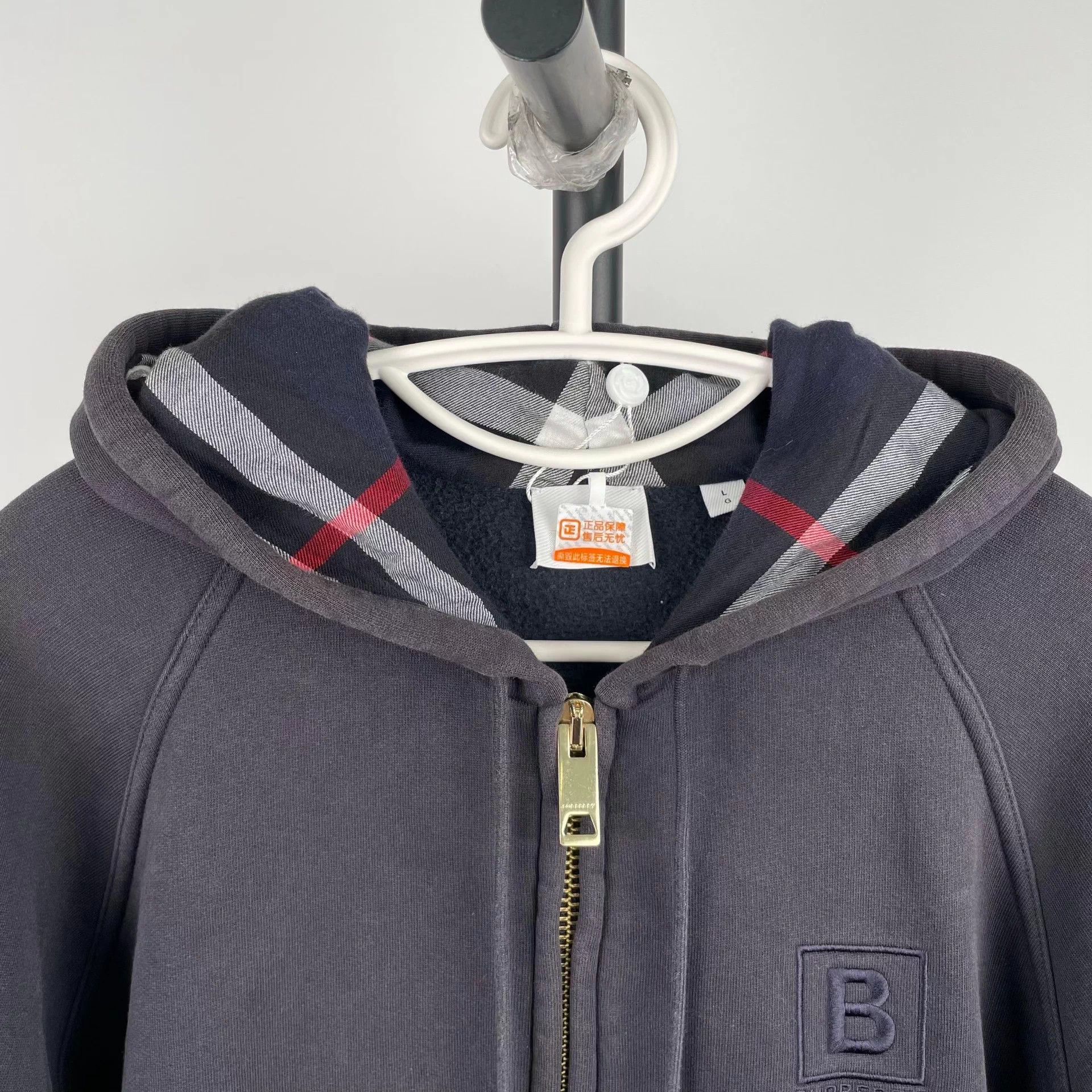 Burberry Burberry Cotton Hoodie Black 175/96A 260511TXYDQ01 Size US L / EU 52-54 / 3 - 2 Thumbnail