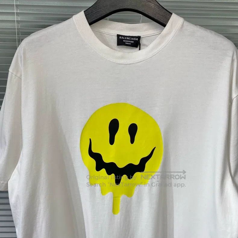 Balenciaga Balenciaga Short-sleeve T-shirt dissolve smile risk victor Size US M / EU 48-50 / 2 - 3 Thumbnail