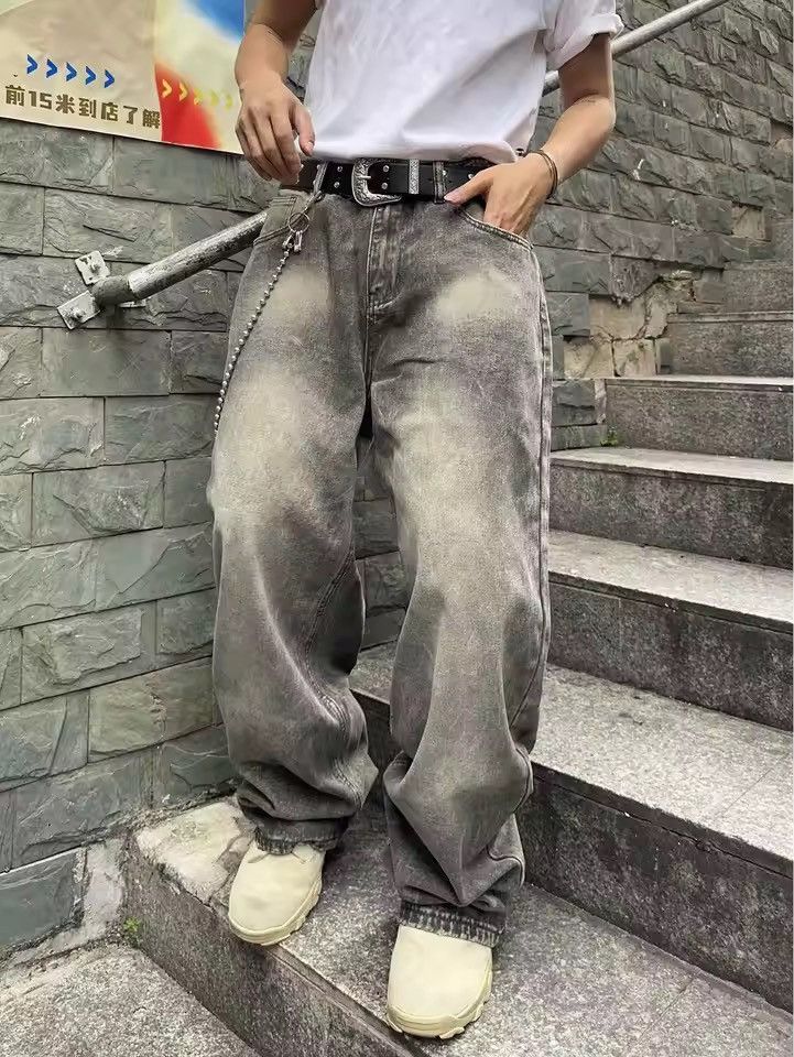 Vintage Casual Baggy Denim Jean