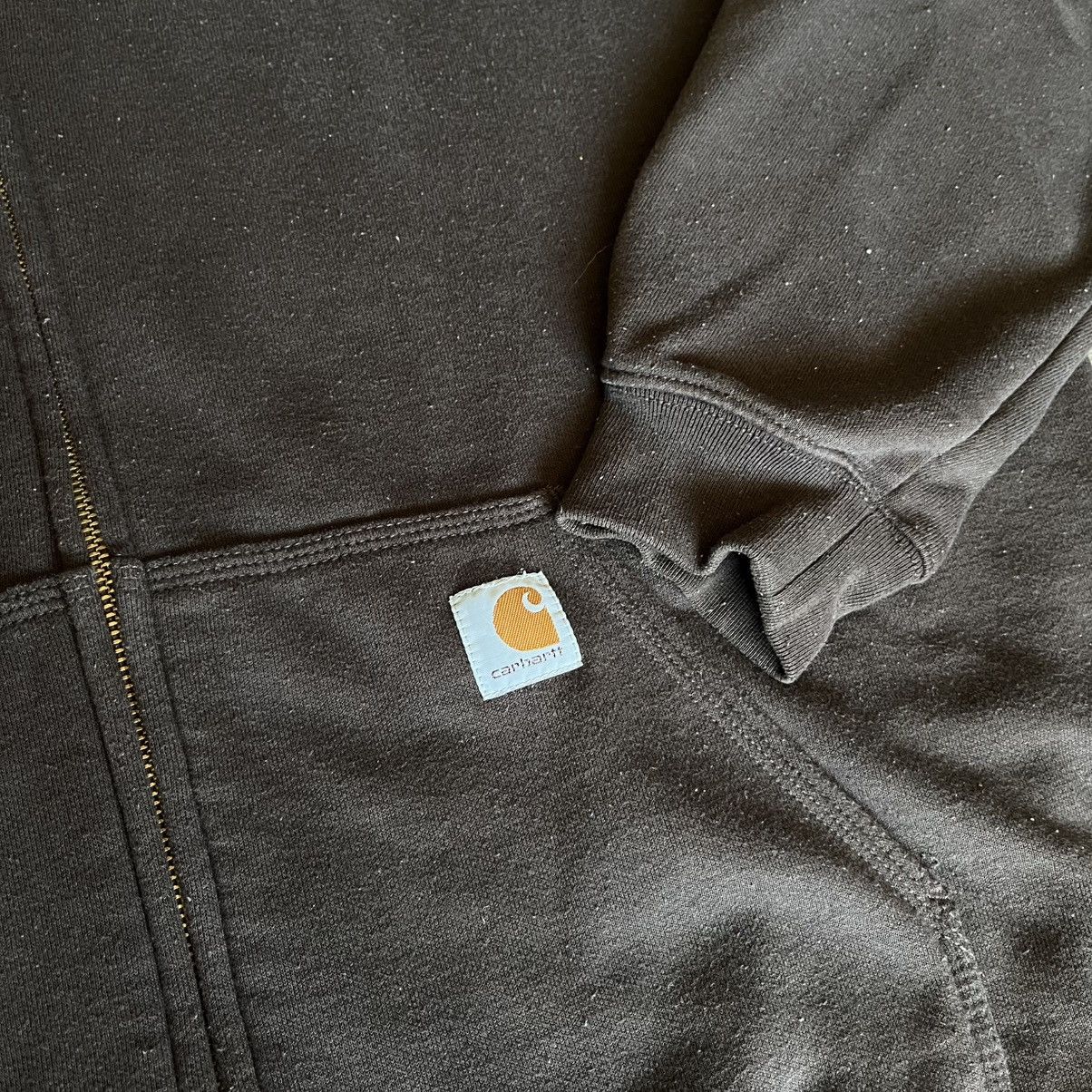 Carhartt Vintage Carhartt Midweight Zip Up Pullover Hoodie Sweatshirt Size US XL / EU 56 / 4 - 3 Thumbnail