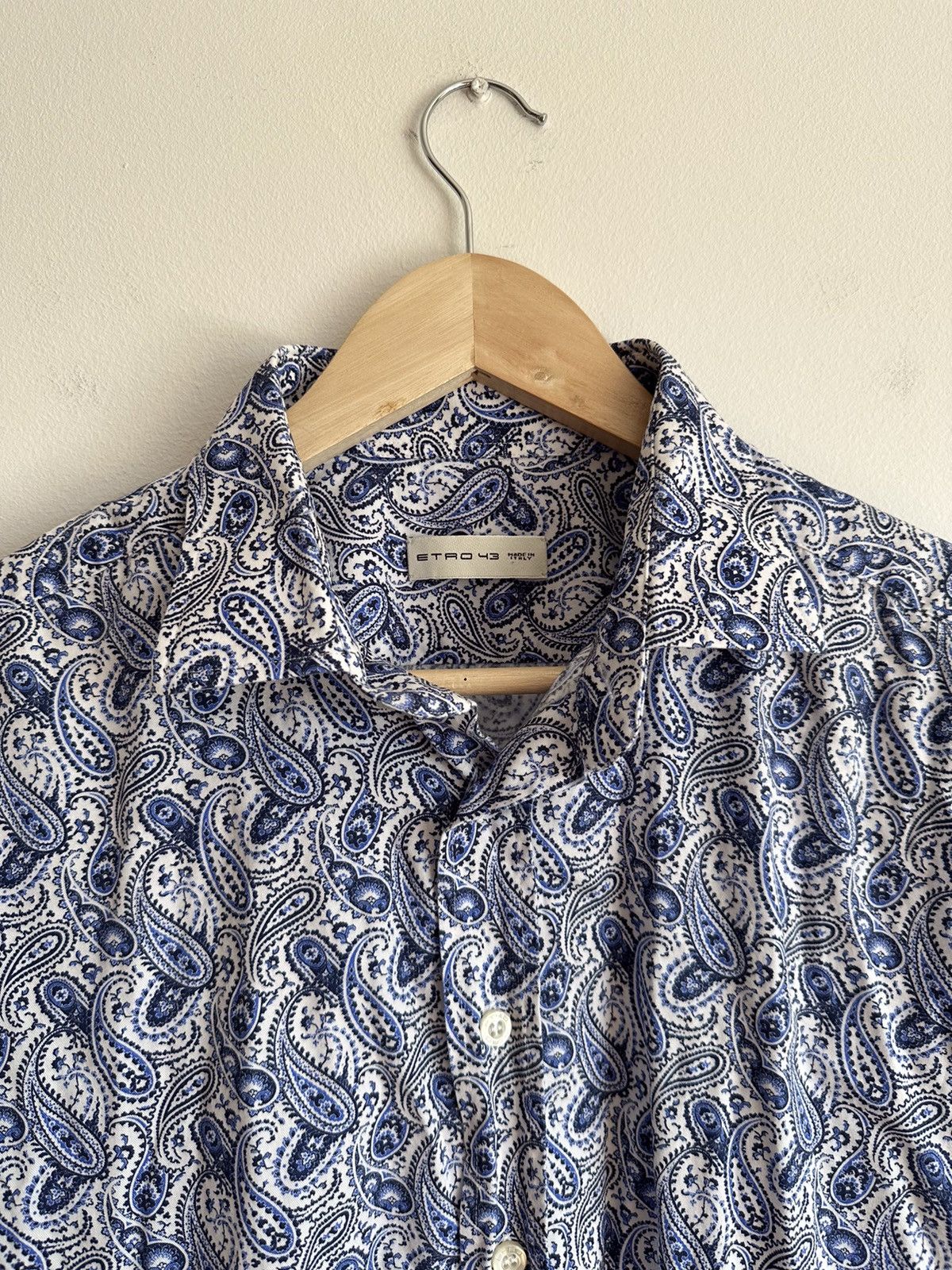 Etro Etro patterned made in italy shirt great cotton Size US L / EU 52-54 / 3 - 3 Thumbnail