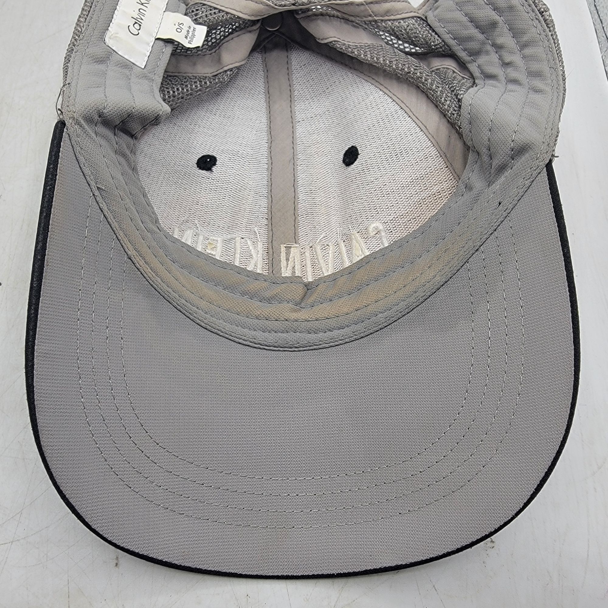 Calvin Klein Calvin Klein Adults Black Gray Trucker Hat Adjustable Casual Size ONE SIZE - 7 Thumbnail