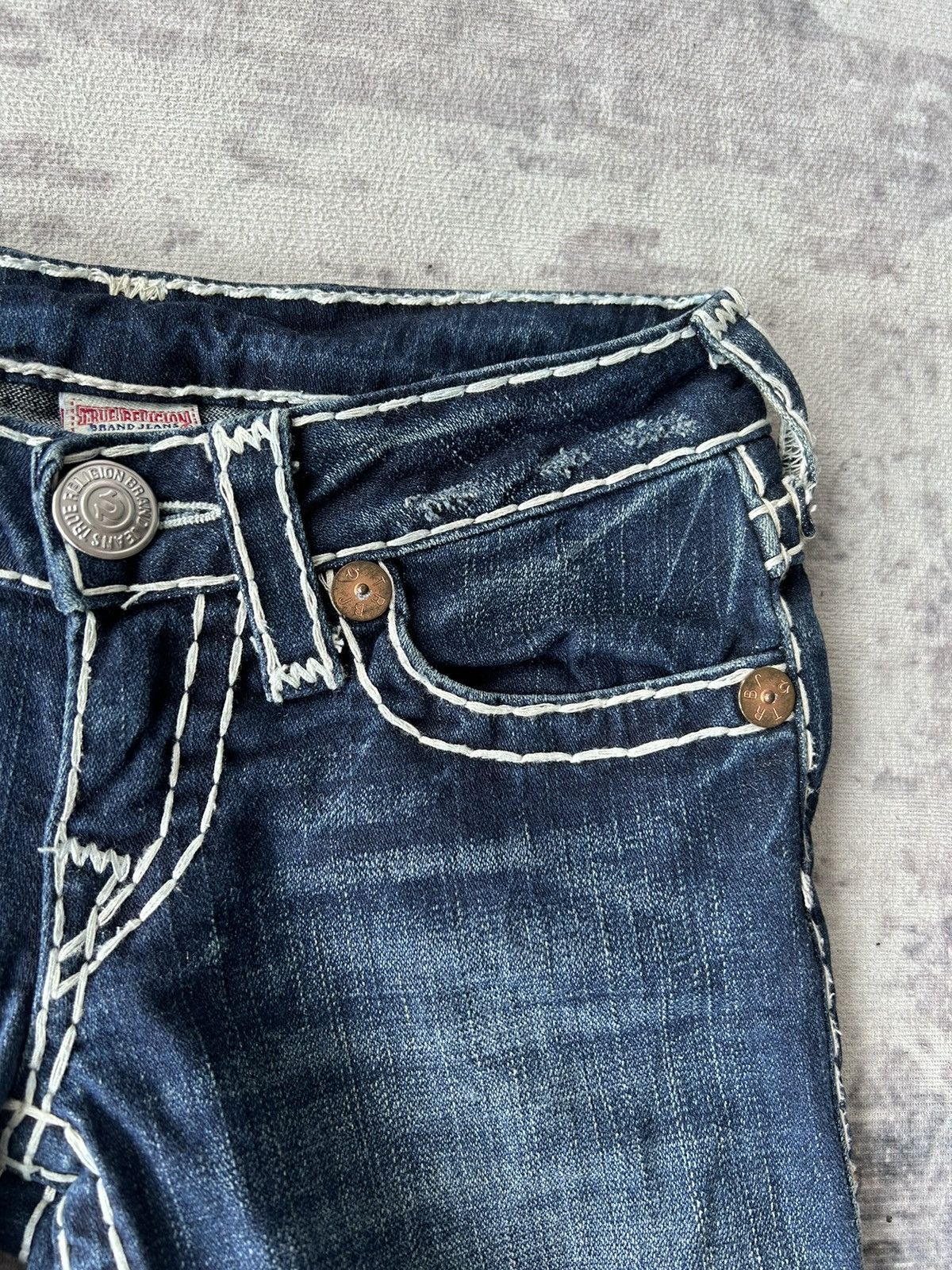True Religion True Religion Thick Thread Jeans Size 26" / US 2 / IT 38 - 5 Thumbnail