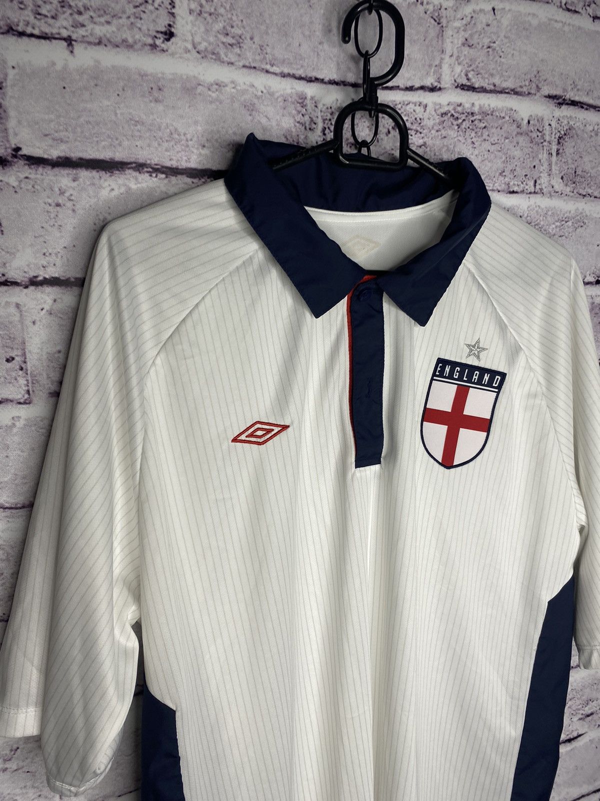 Umbro MENS T-Shirt vintage Umbro Jersey England Football Size US M / EU 48-50 / 2 - 2 Thumbnail